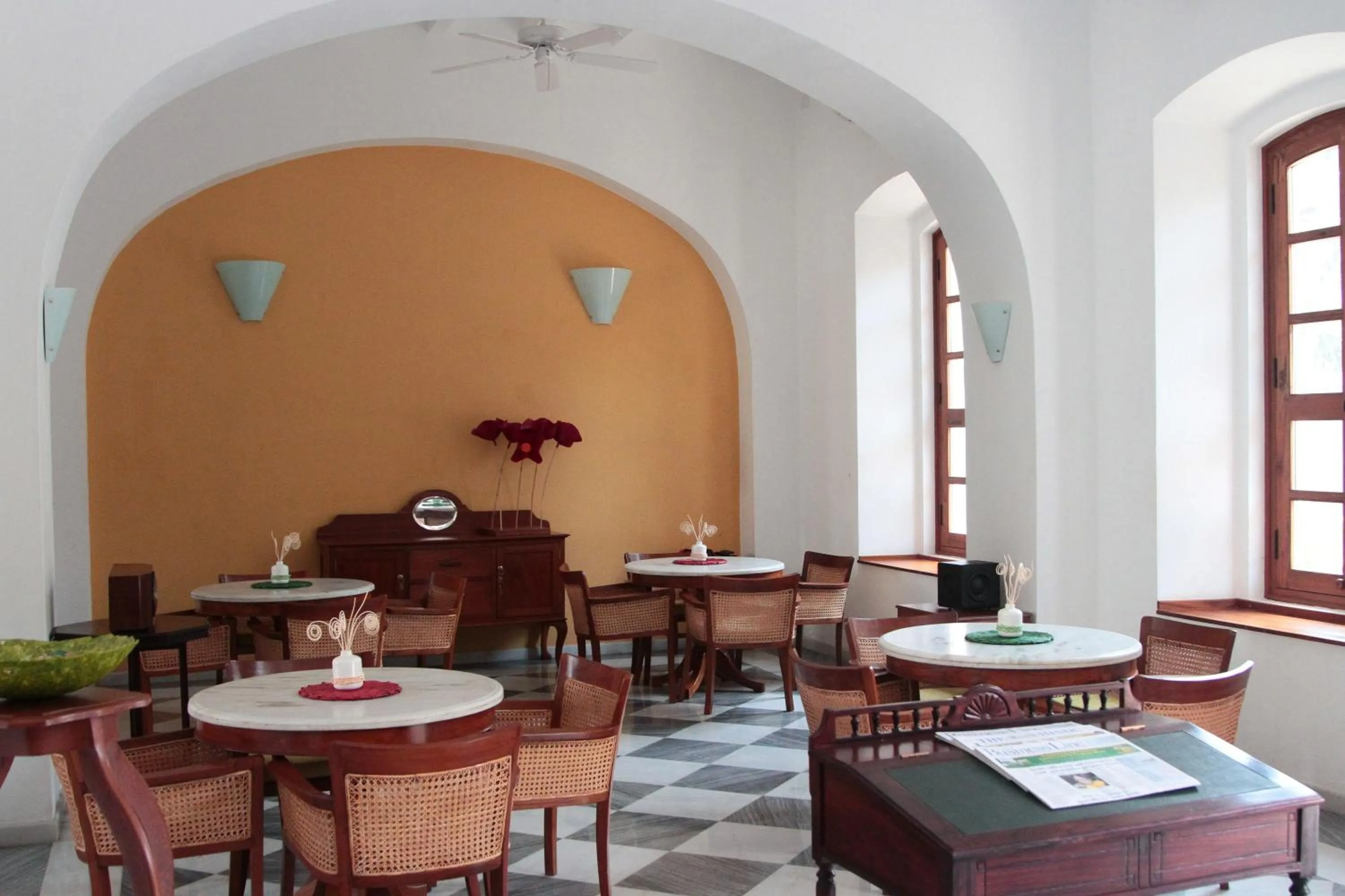 Lobby or reception in Palais De Mahe - A CGH Earth Experience