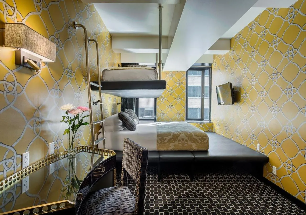 Bedroom in 45 Times Square Hotel
