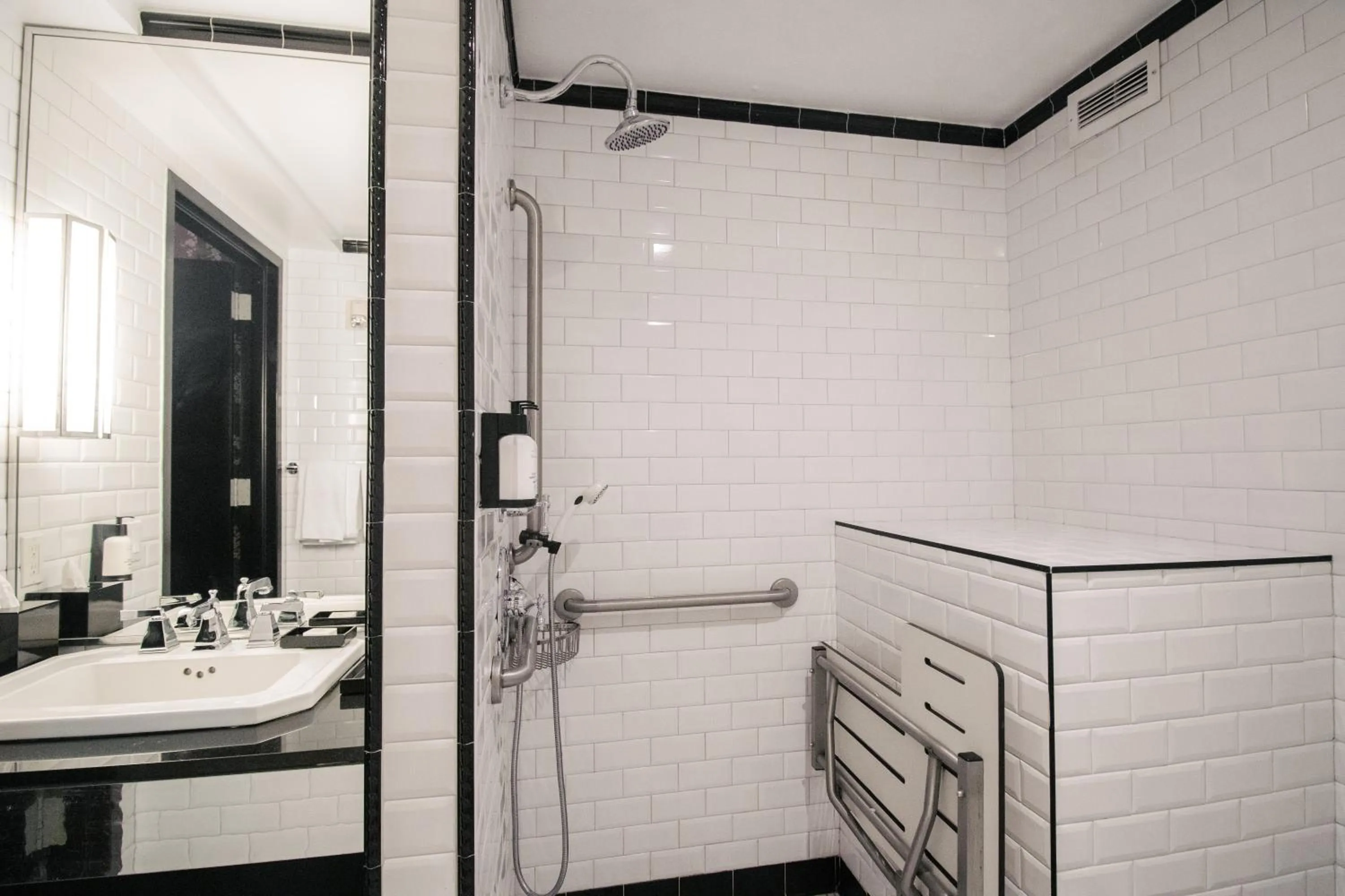 Shower in 45 Times Square Hotel