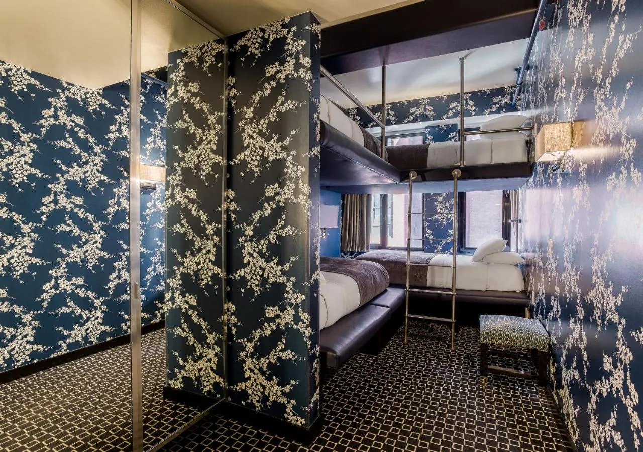 Bedroom in 45 Times Square Hotel