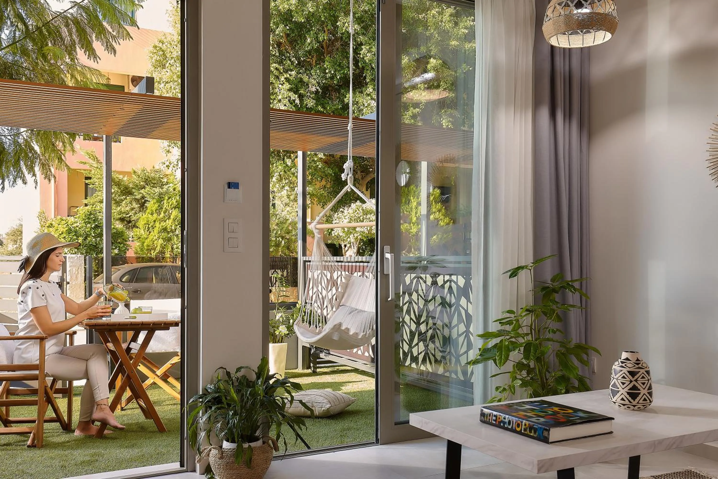 Patio in Stay 365 Heraklion Apart Hotel