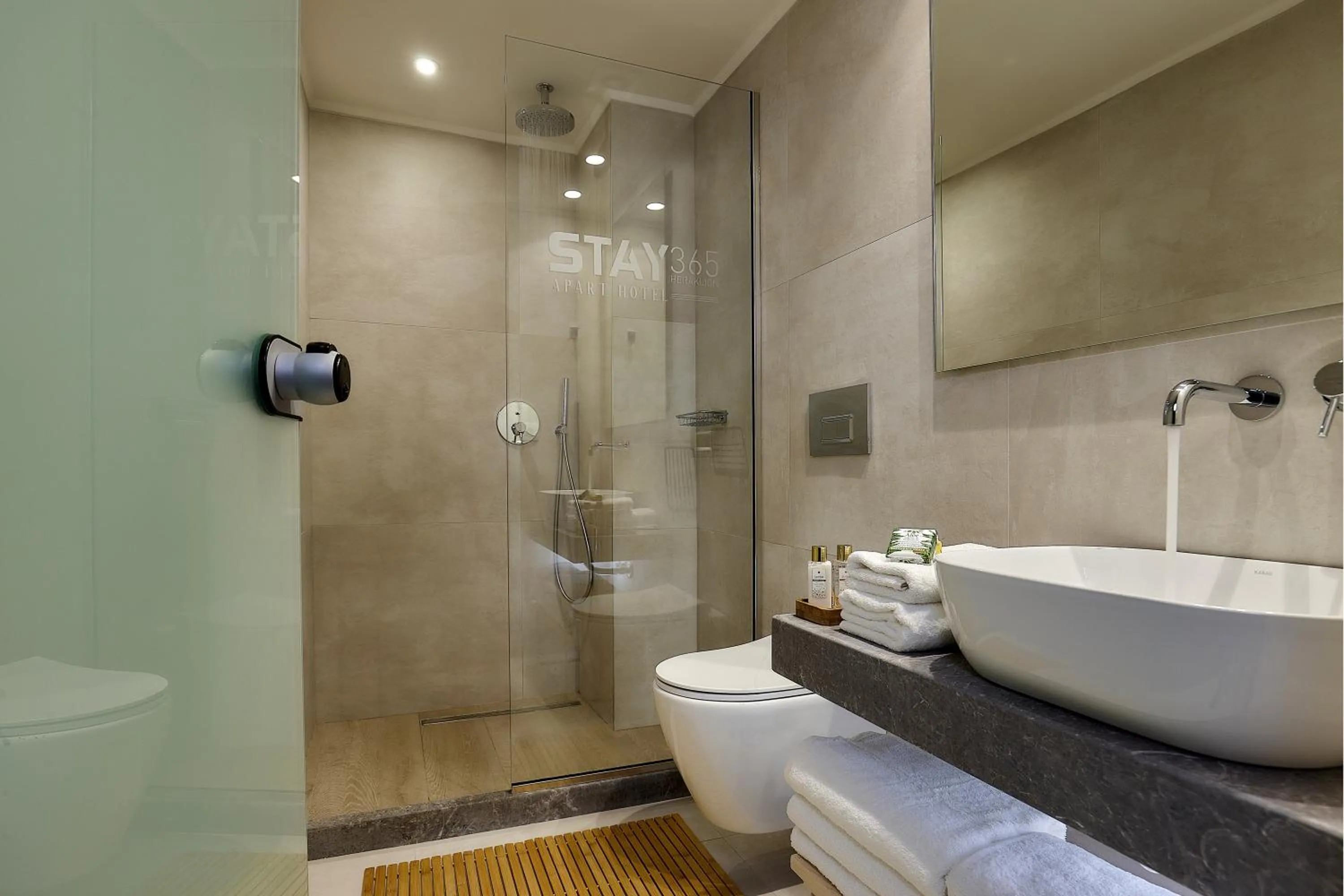 Bathroom in Stay 365 Heraklion Apart Hotel