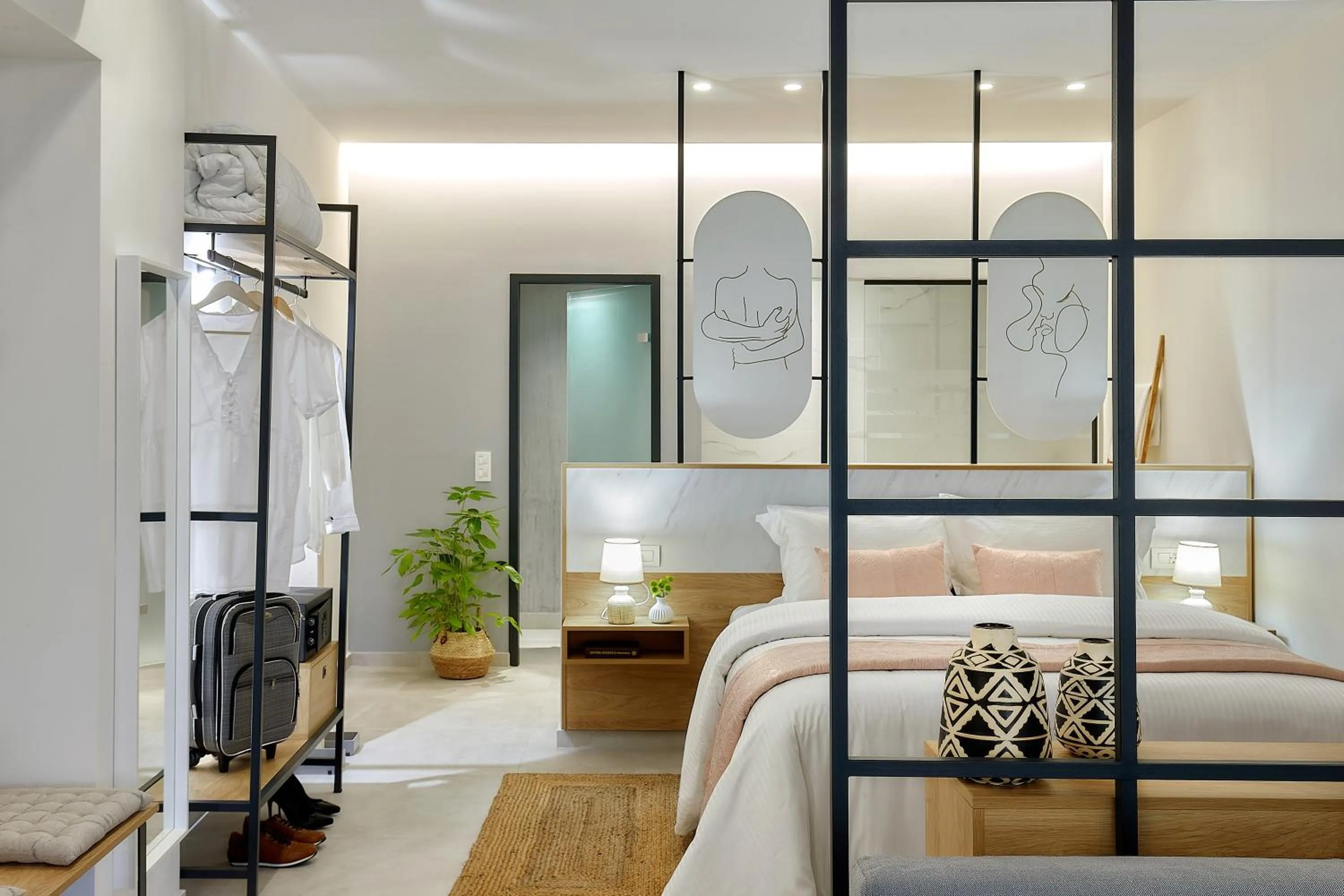 Shower, Bed in Stay 365 Heraklion Apart Hotel