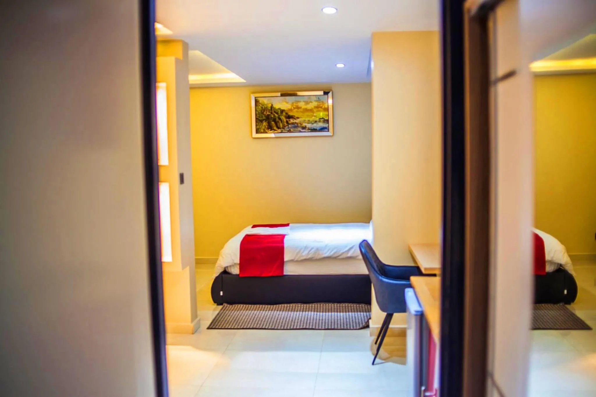 Bed in BNB Hotel Spa