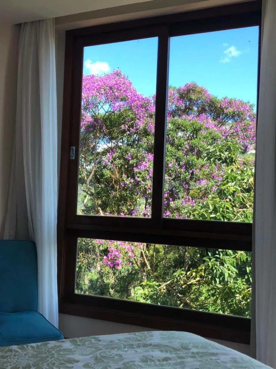 Bed in Flat Vista Azul Hotel