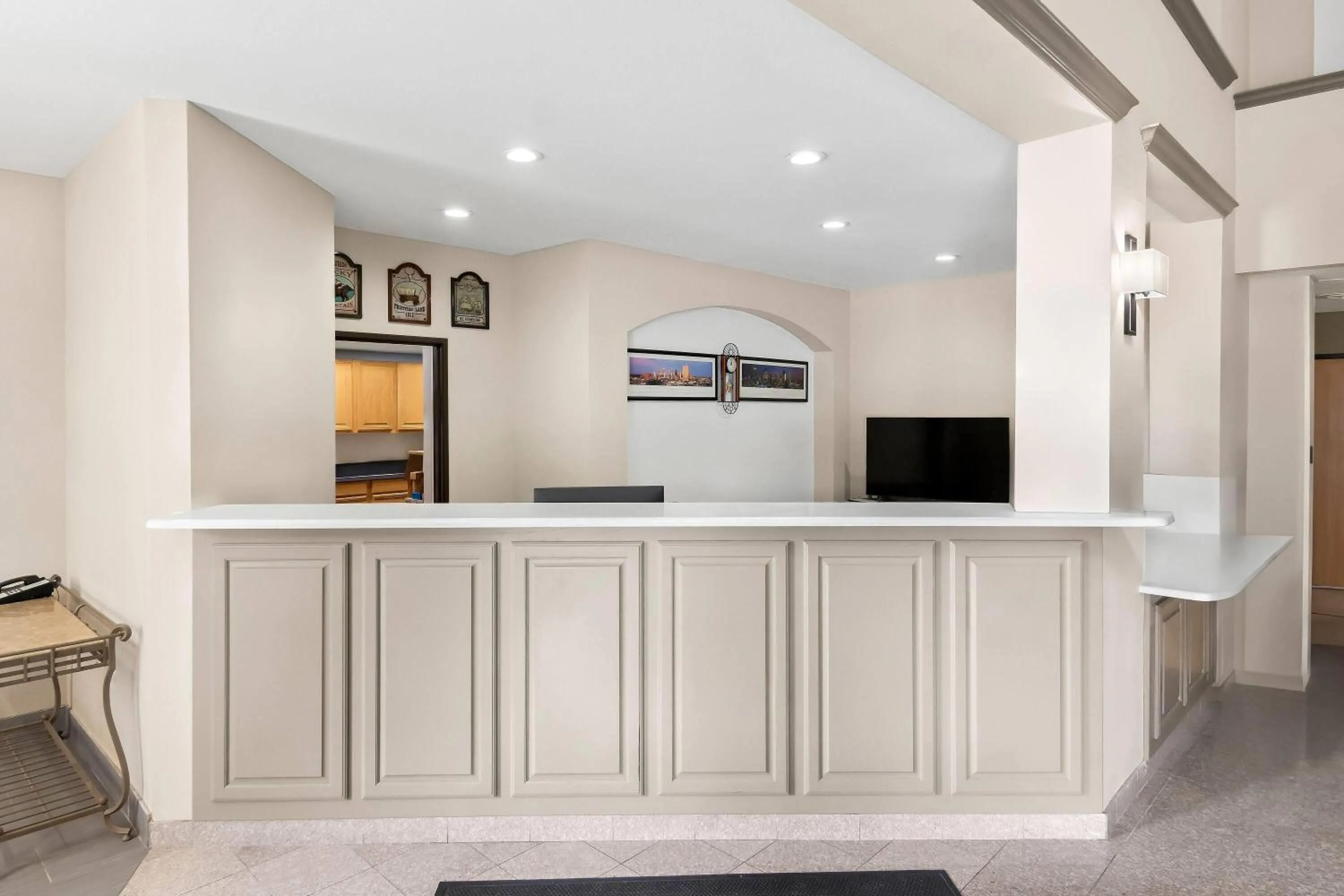 Lobby or reception in Super 8 by Wyndham Fort Worth Stockyards