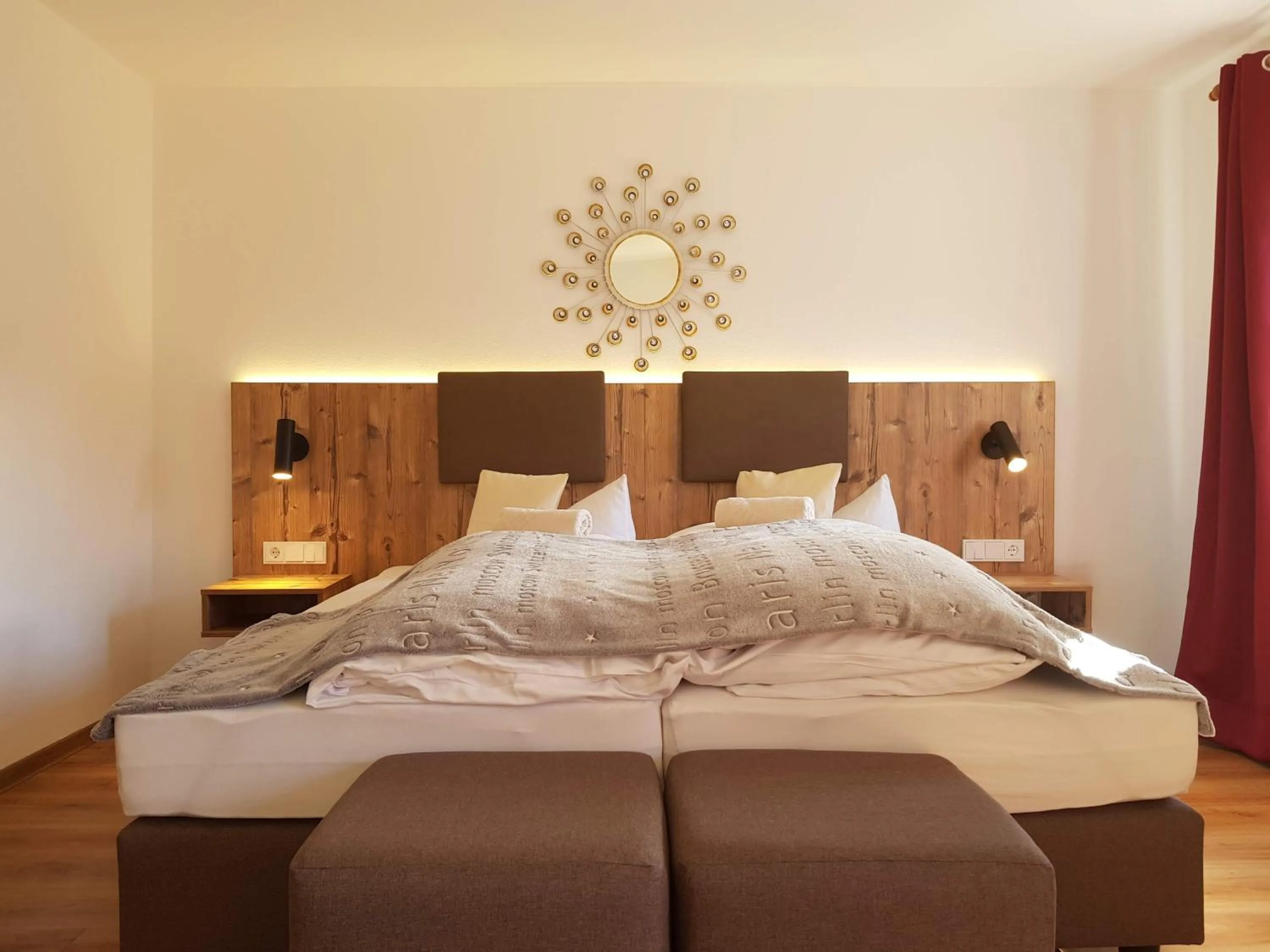 Photo of the whole room, Bed in Der Blankhof "Back to Roots"