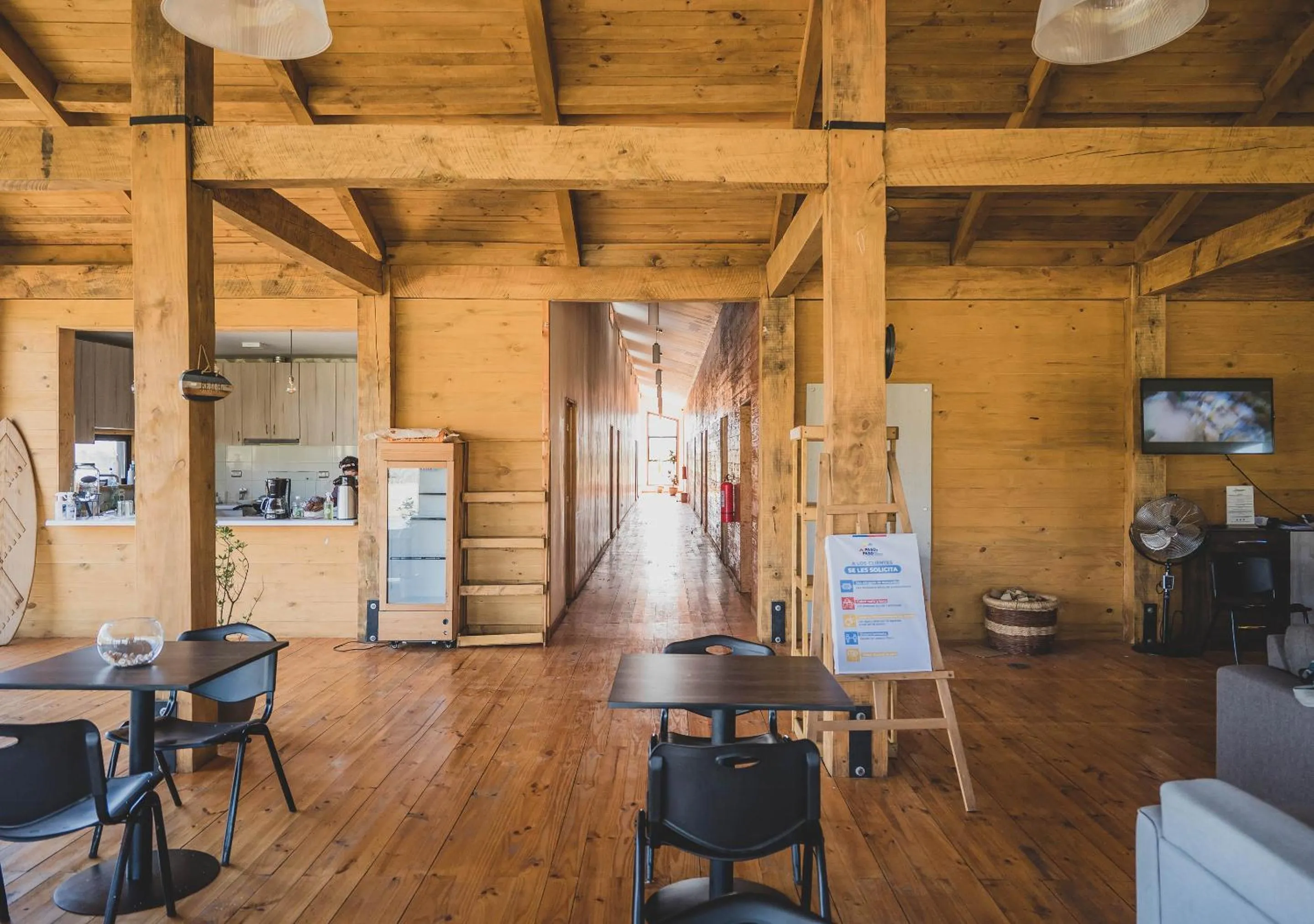 Lobby or reception in Hotel Puerto Madera
