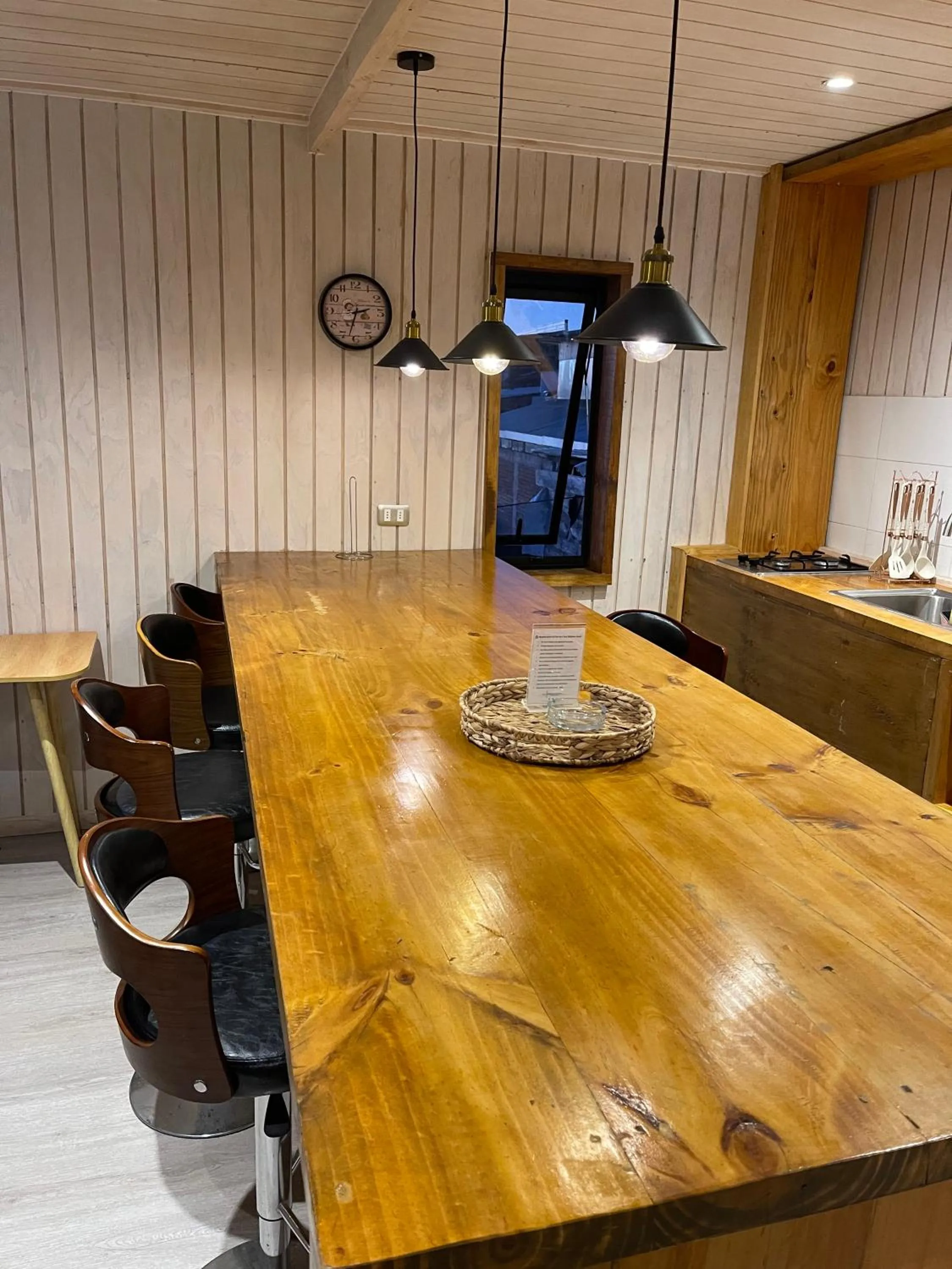 Kitchen or kitchenette in Hotel Puerto Madera