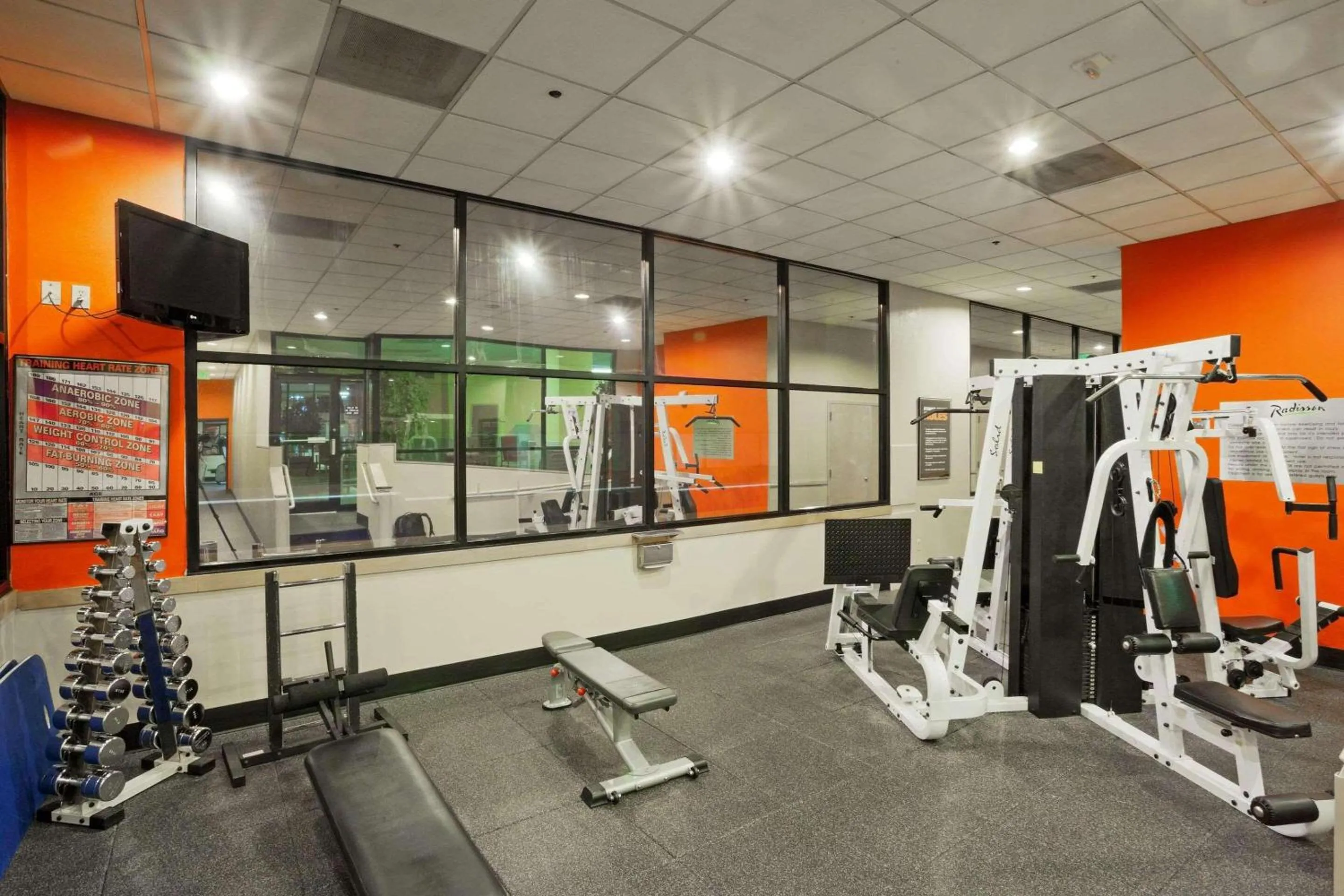 Fitness centre/facilities in Radisson Hotel Salt Lake City Downtown