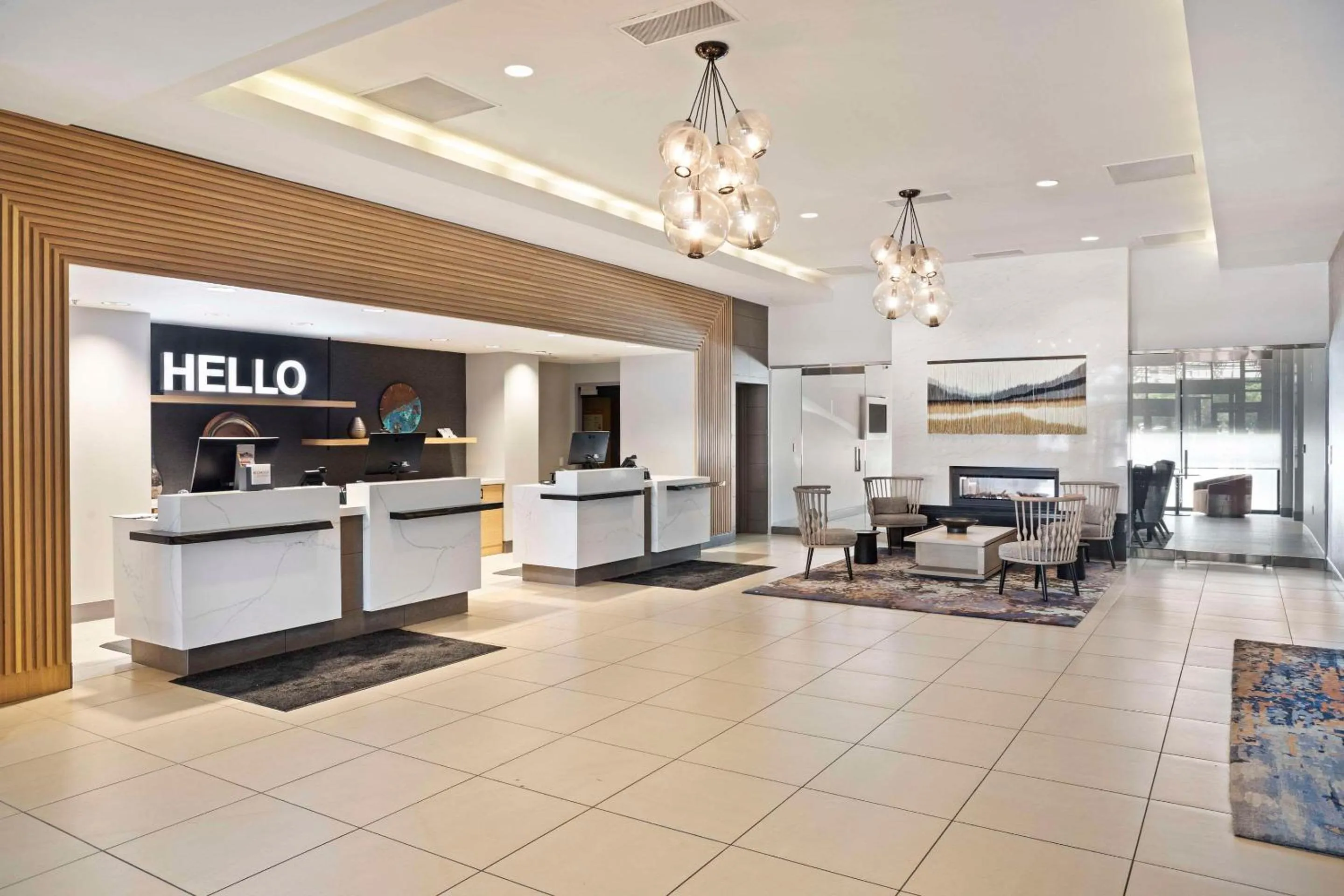 Lobby or reception in Radisson Hotel Salt Lake City Downtown