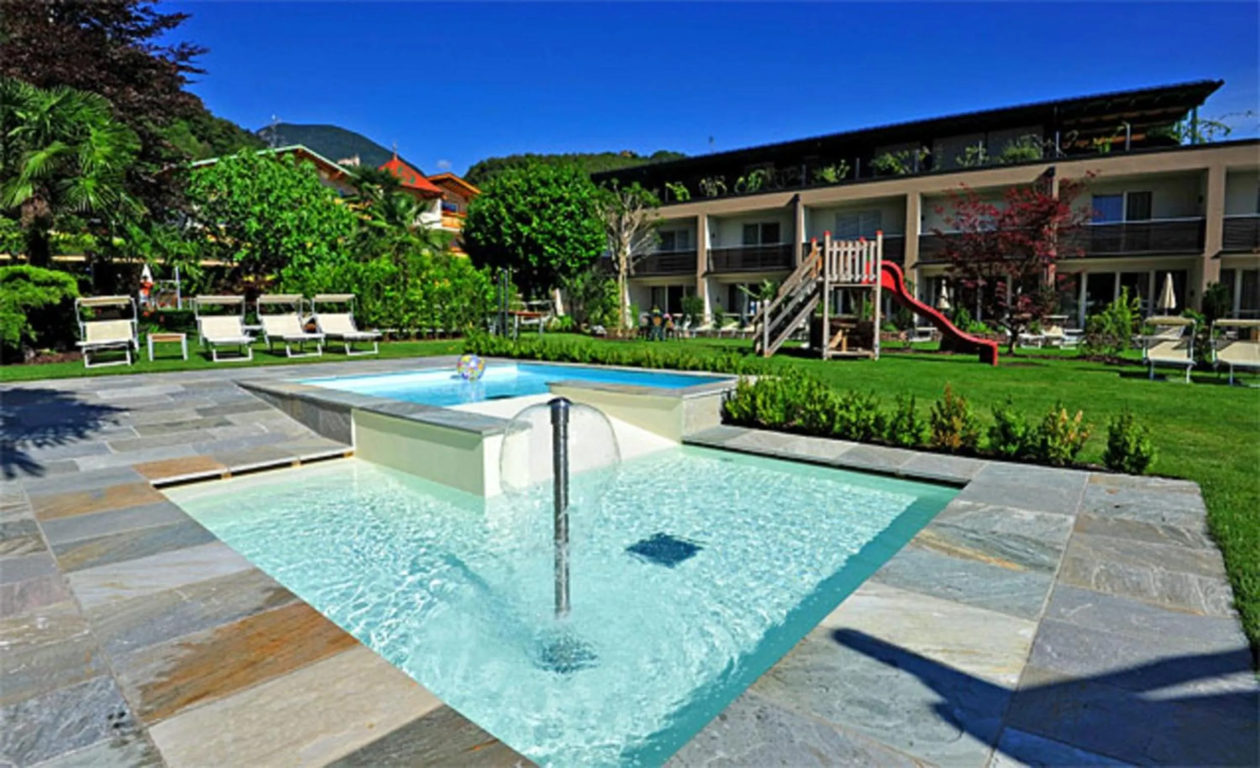 Swimming pool in Apparthotel Gartenresidence Nalserhof