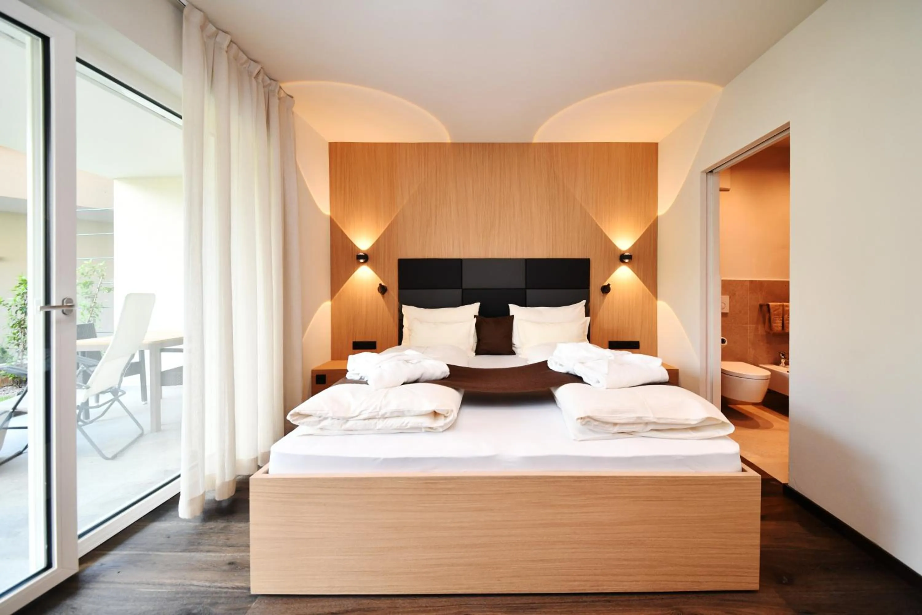 Bedroom, Bed in Apparthotel Gartenresidence Nalserhof