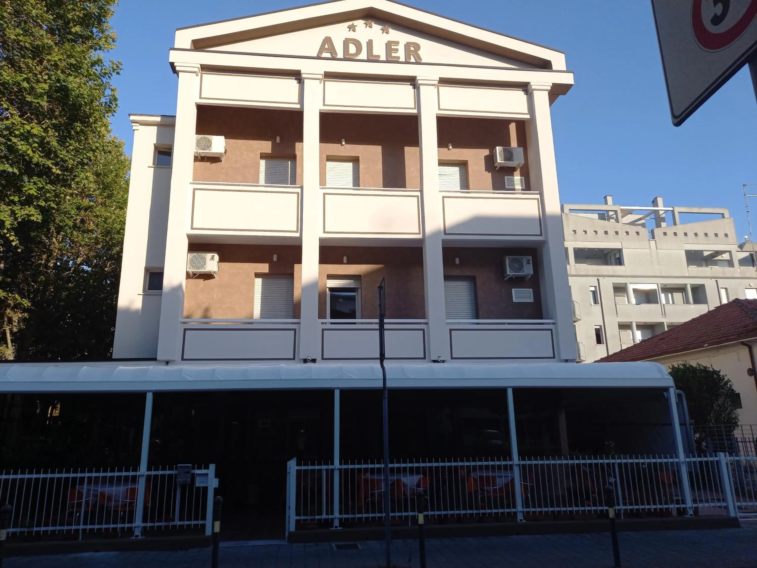 Property building in Hotel Adler