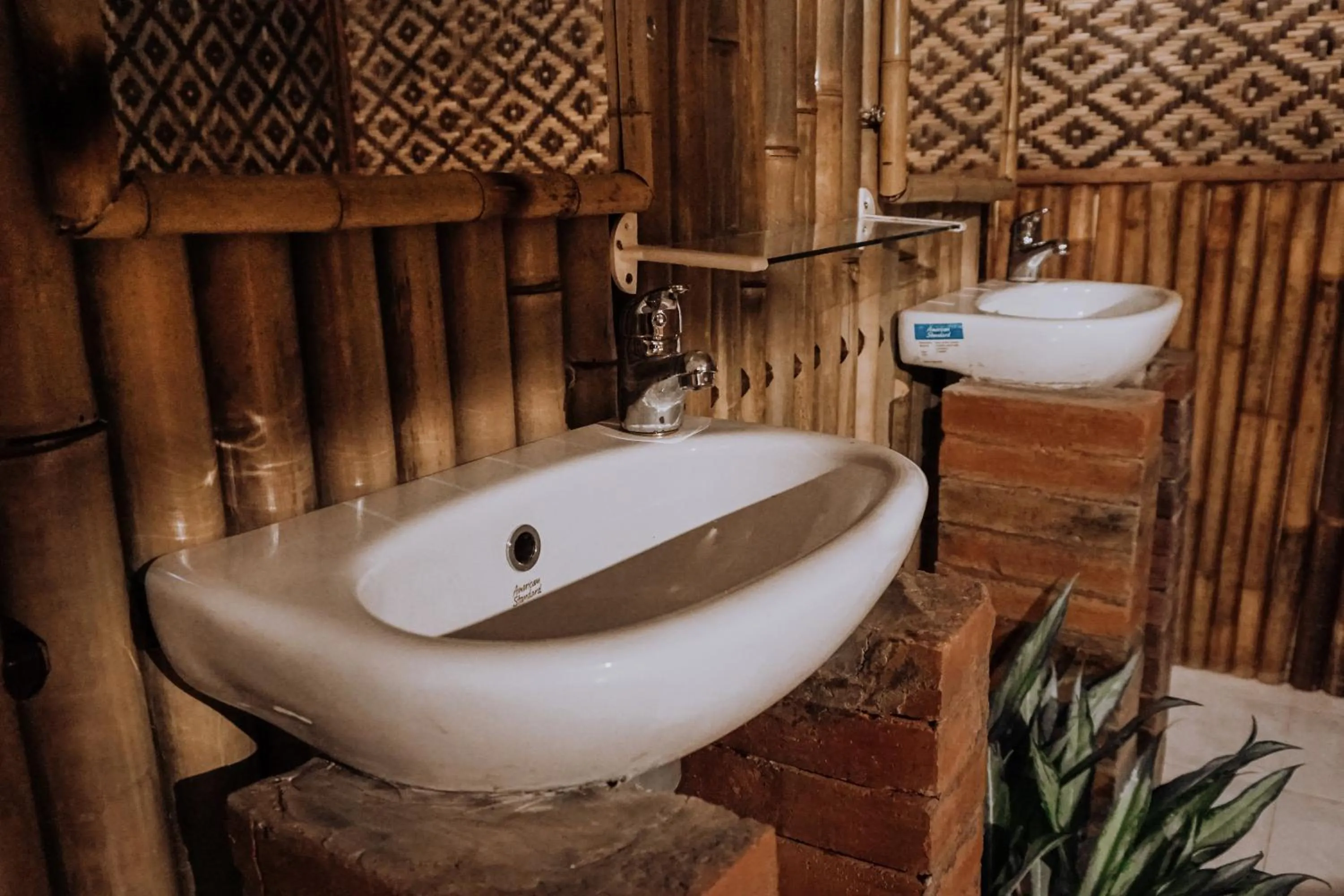Bathroom in BILIK BAMBOO HOMESTAY