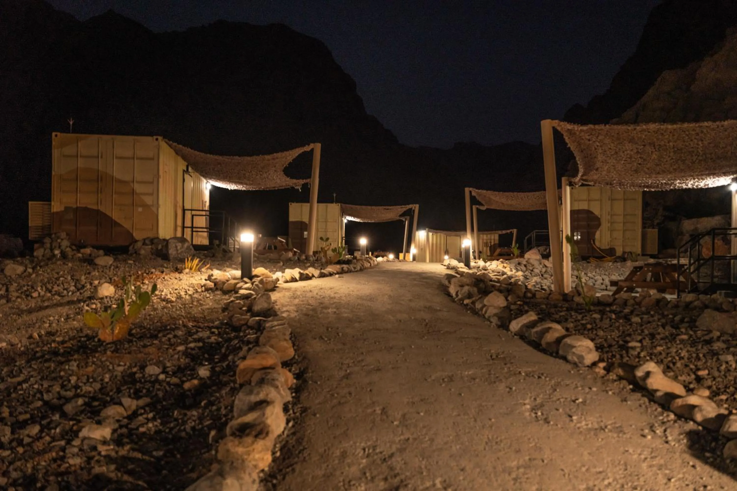 Property building in Bear Grylls Explorers Camp