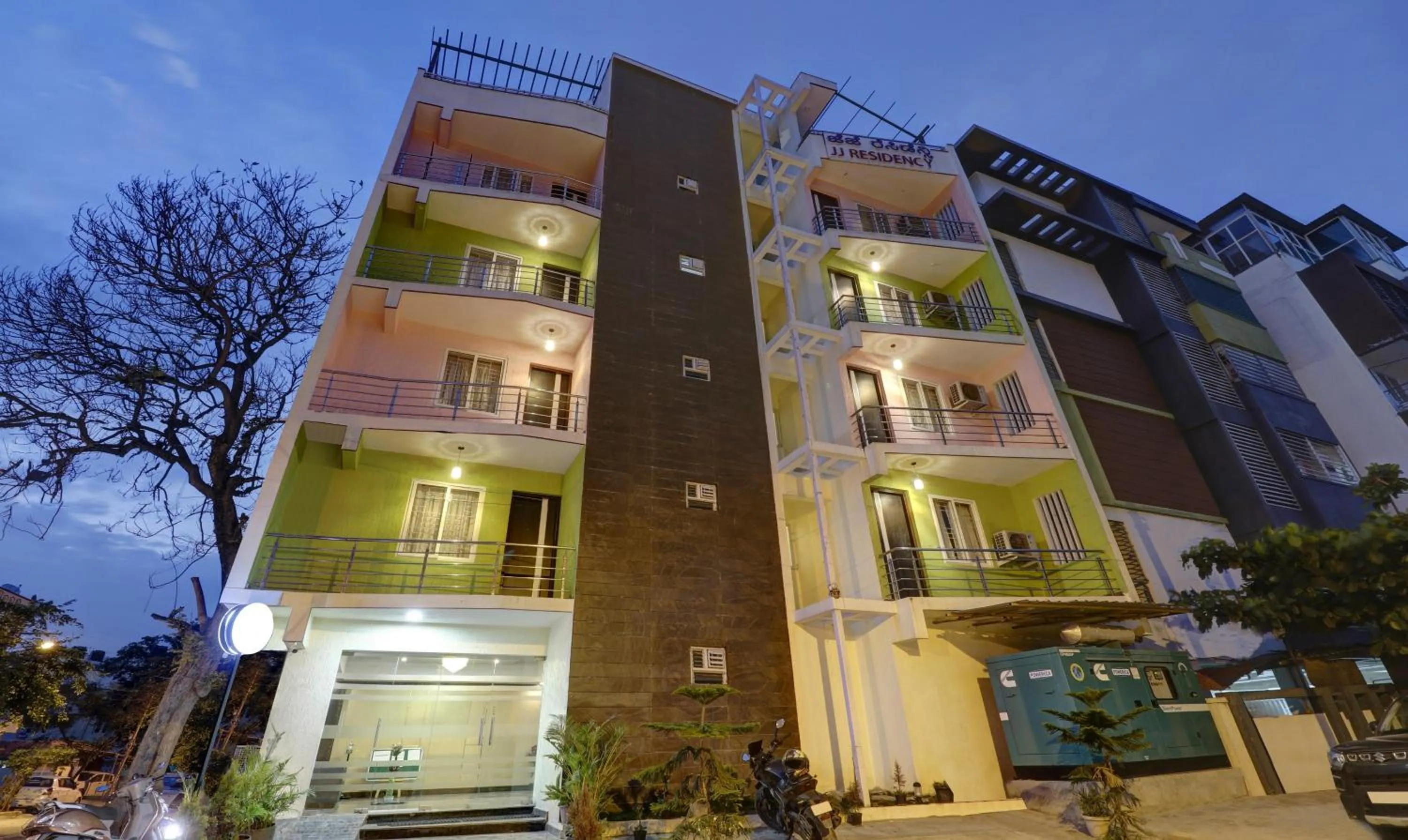 Property building in Treebo JJ Residency