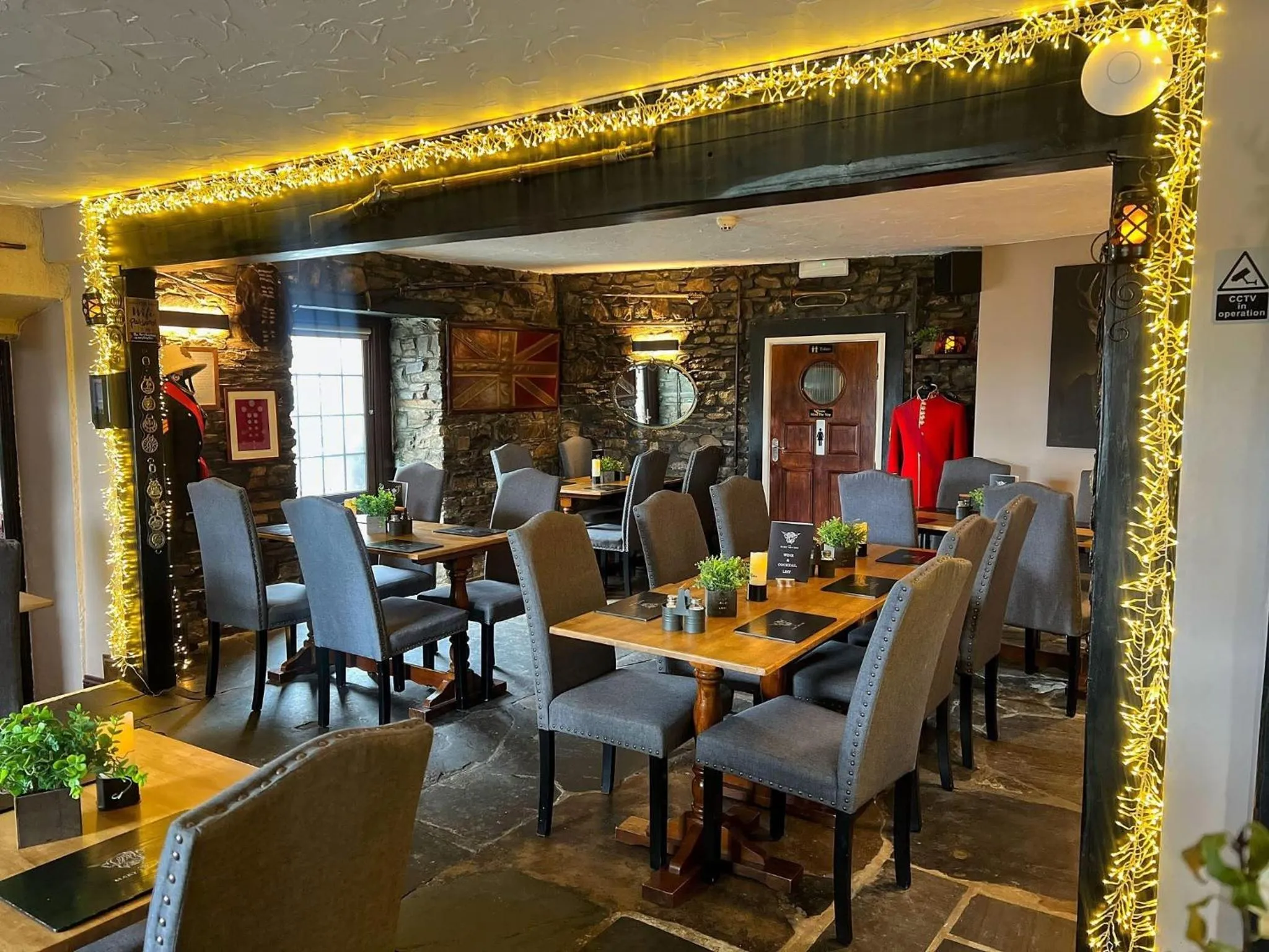 Dining area in The Mary Tavy Inn
