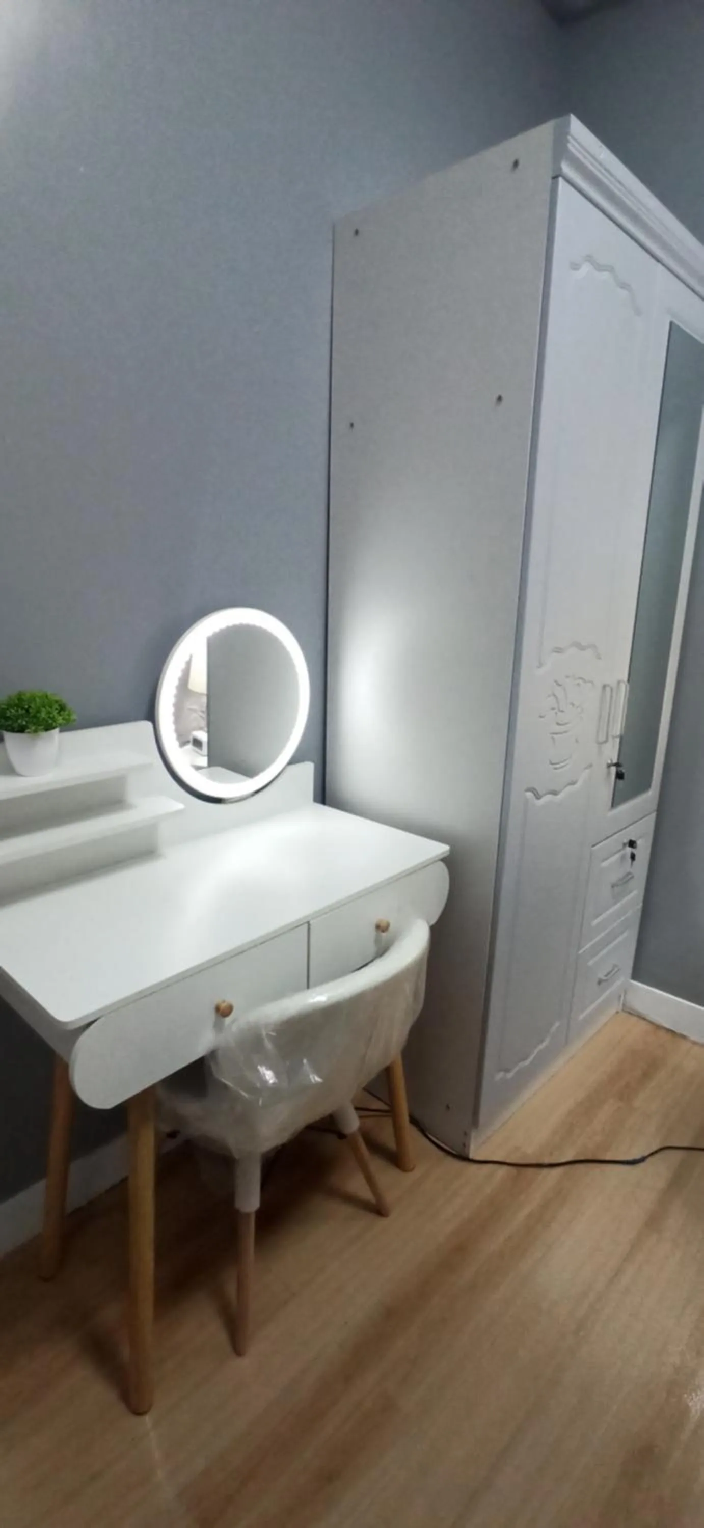 Bedroom in 2-Bedroom CK's Corner Staycation Trees Residences