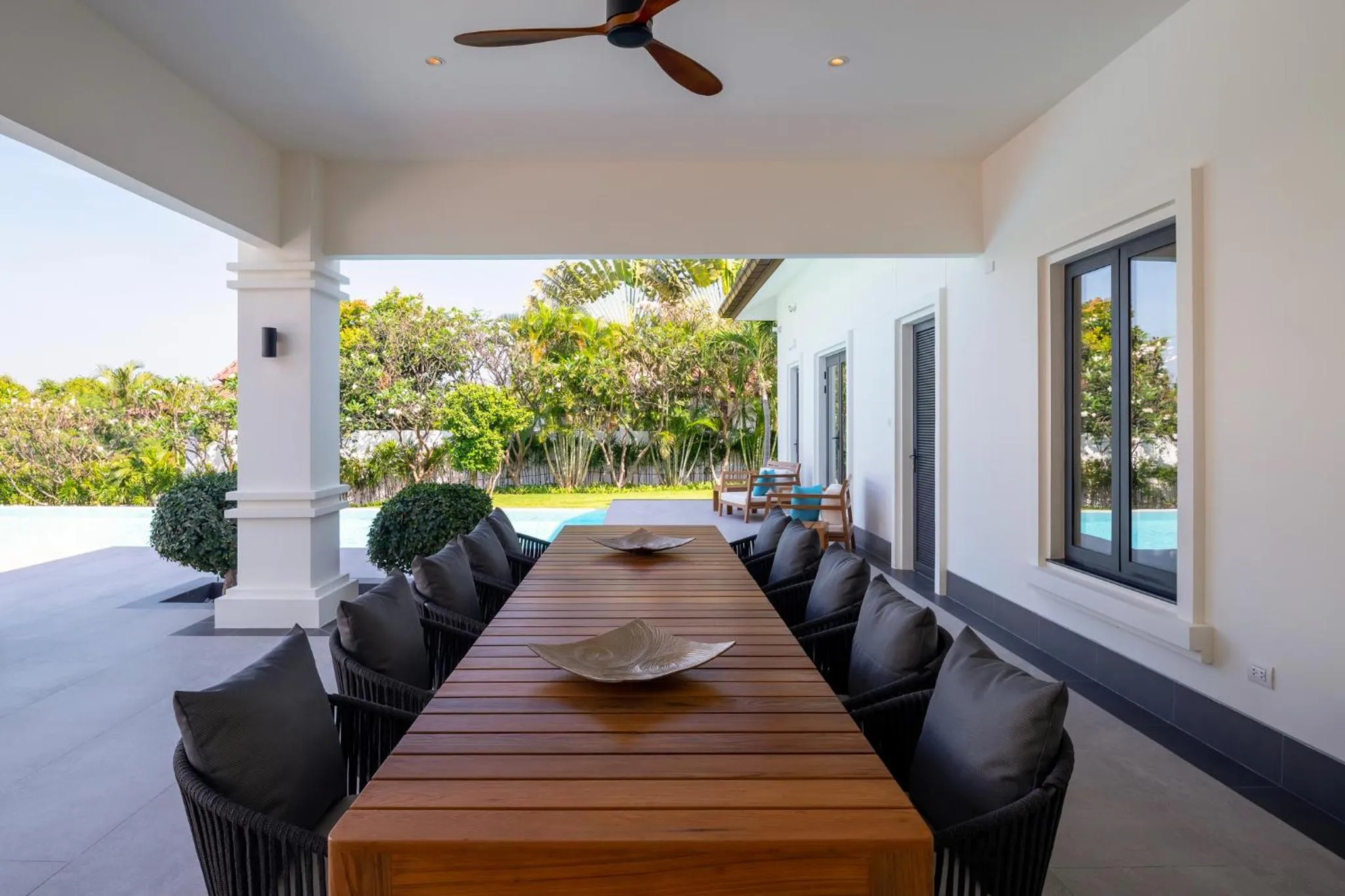 Balcony/Terrace in Luxury 5 Bedroom Pool Villa B11B