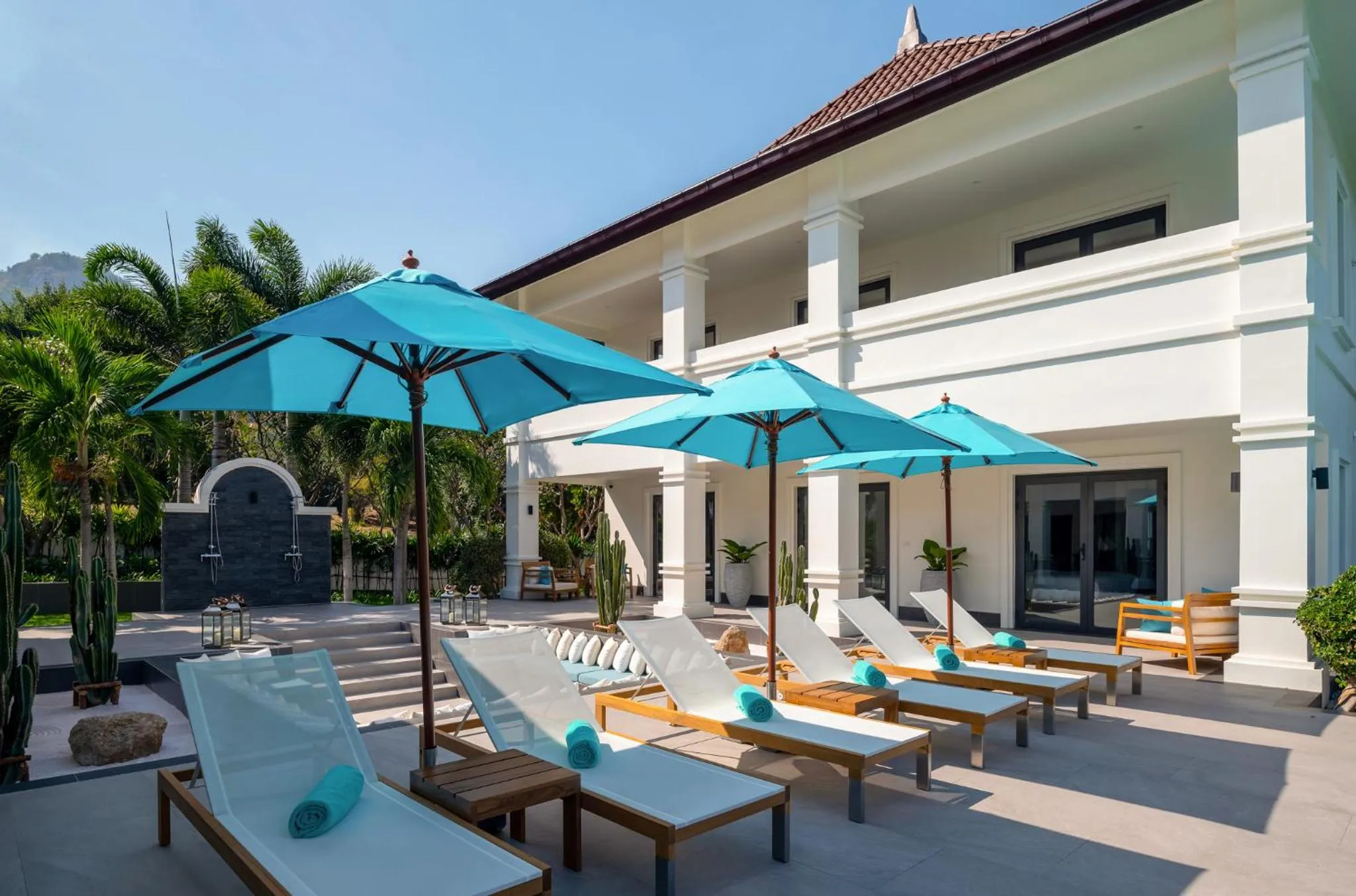 Balcony/Terrace in Luxury 5 Bedroom Pool Villa B11B