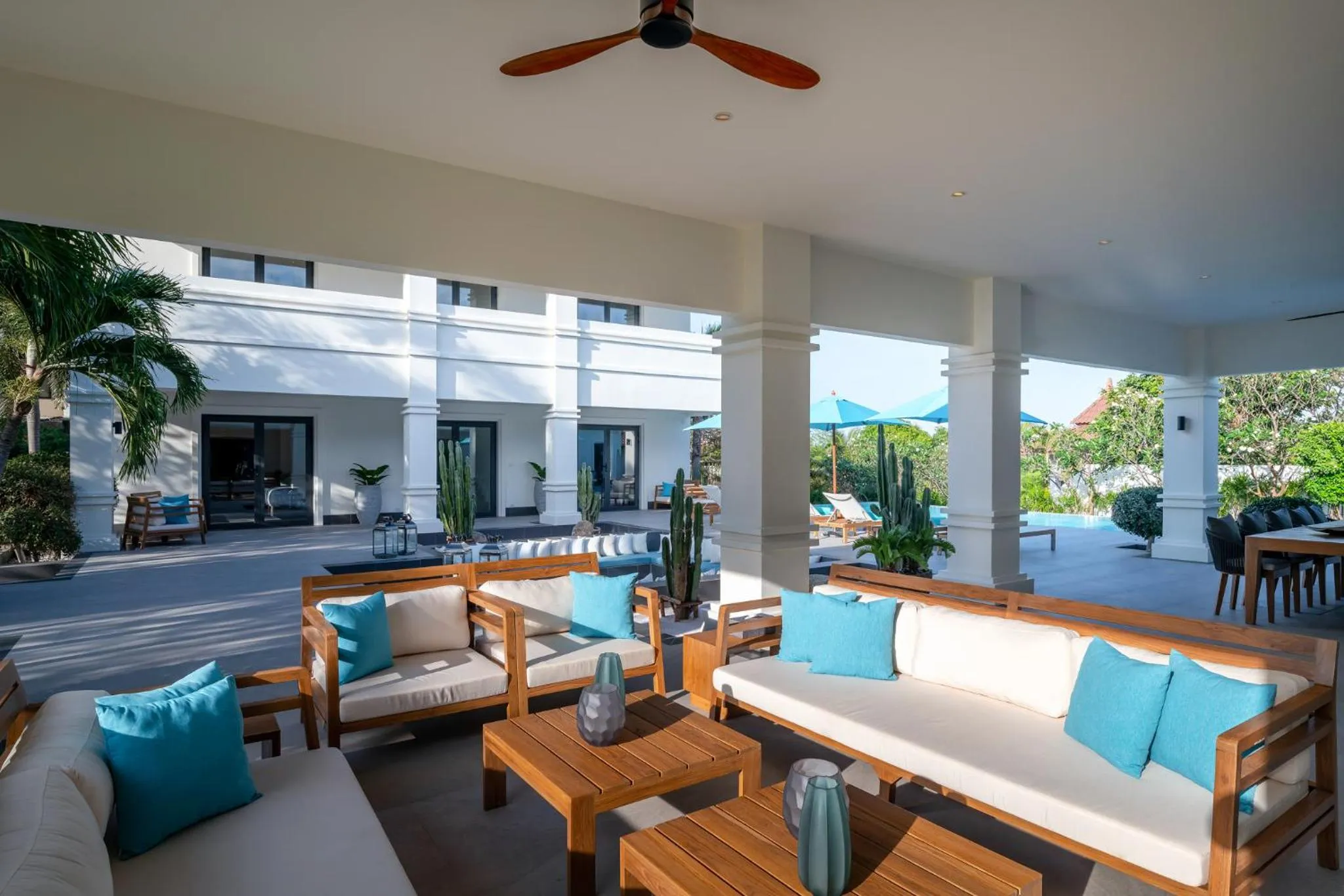 Balcony/Terrace in Luxury 5 Bedroom Pool Villa B11B