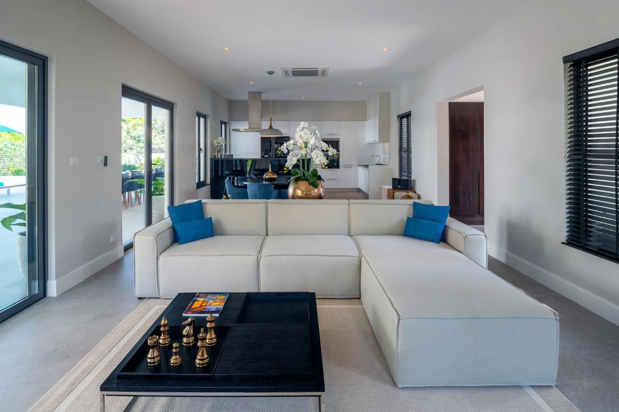 Living room in Luxury 5 Bedroom Pool Villa B11B