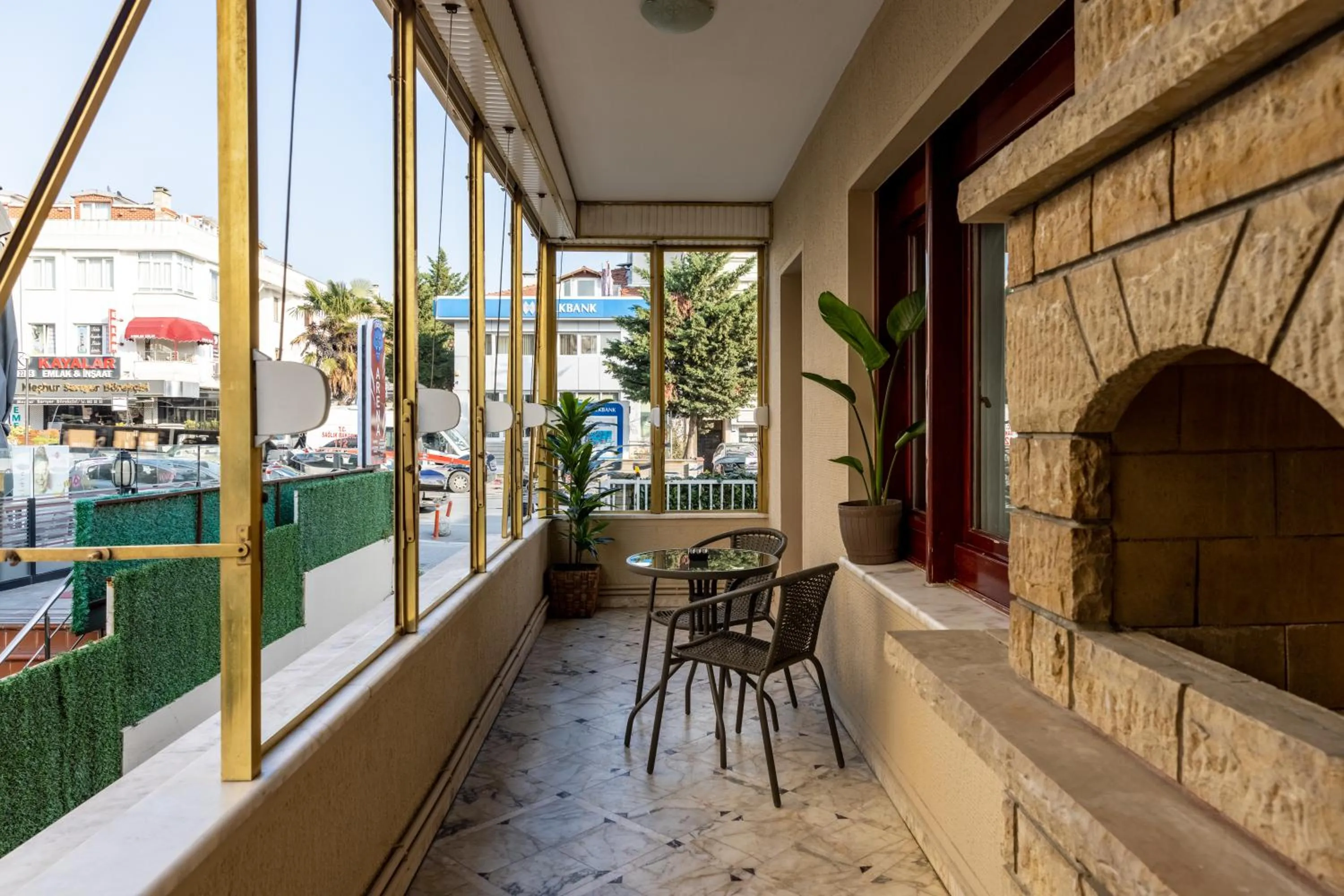 Balcony/Terrace in BayMari Suites Plus Florya