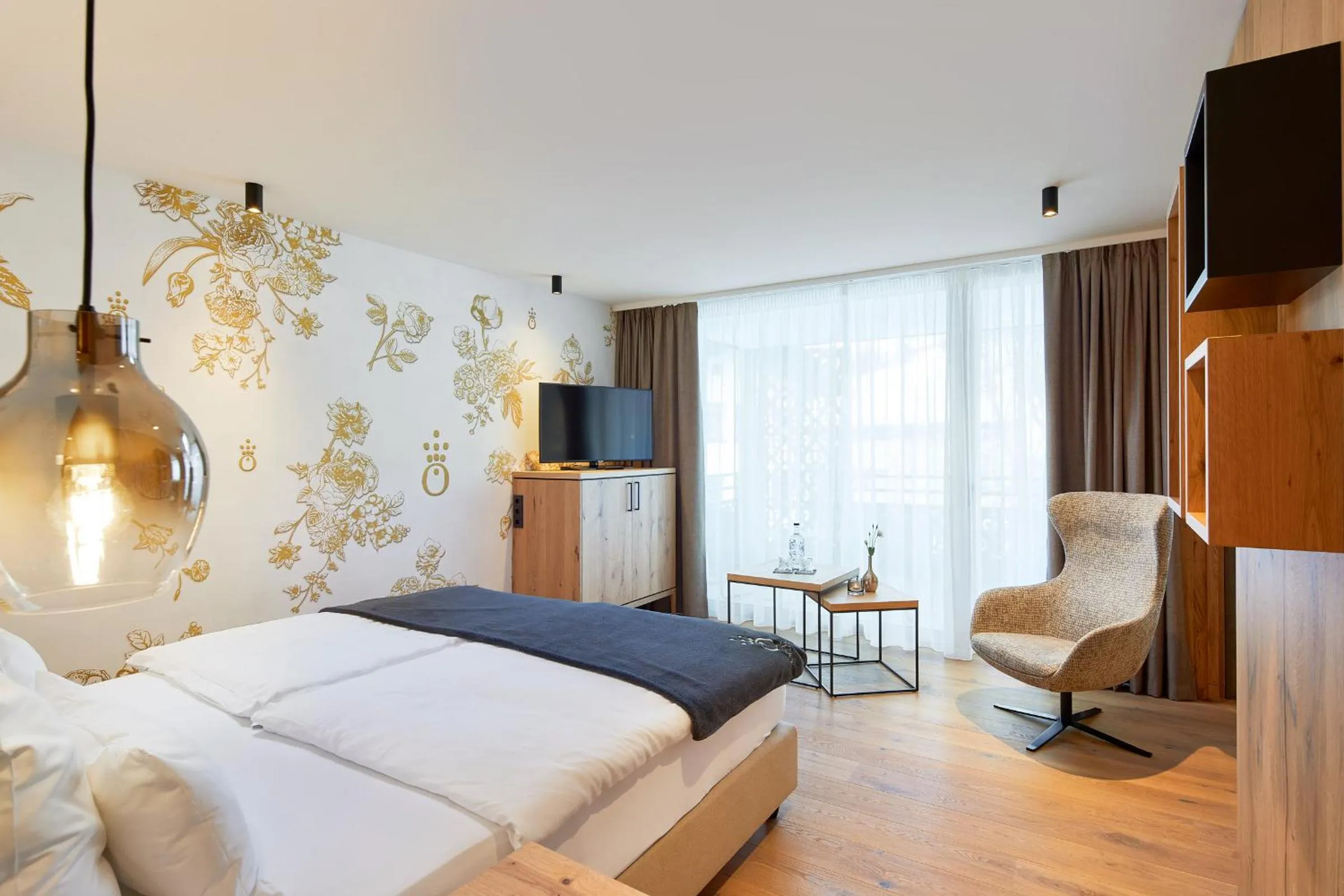 Bedroom, Bed in die HOCHKÖNIGIN - Mountain Resort