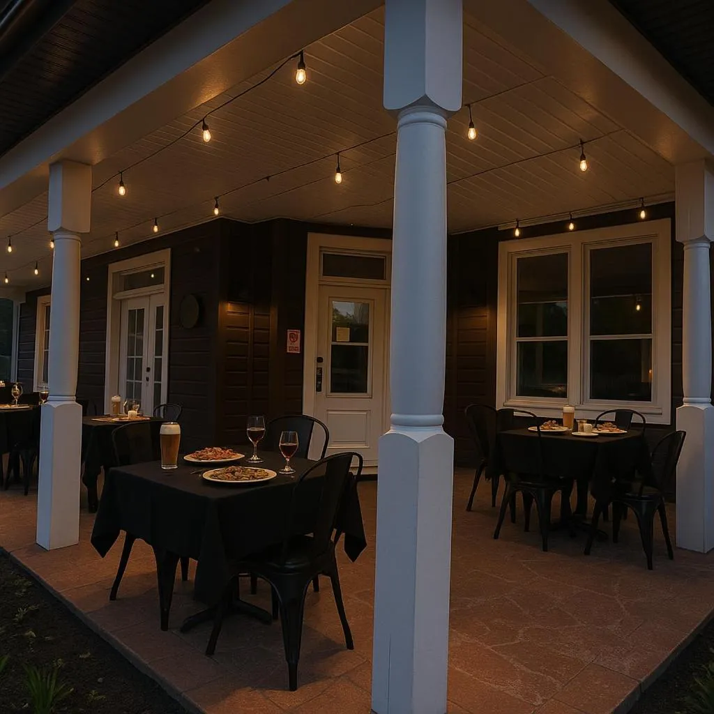Balcony/Terrace in Le 900 Tremblant Inn Café and Bistro