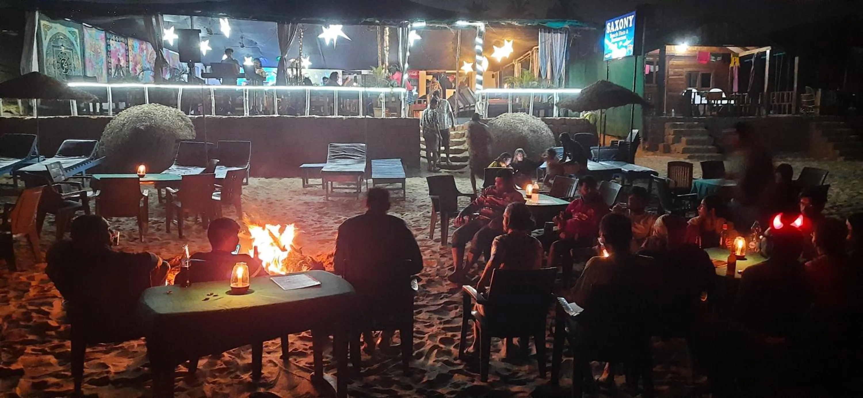 People in Saxony Beach Huts