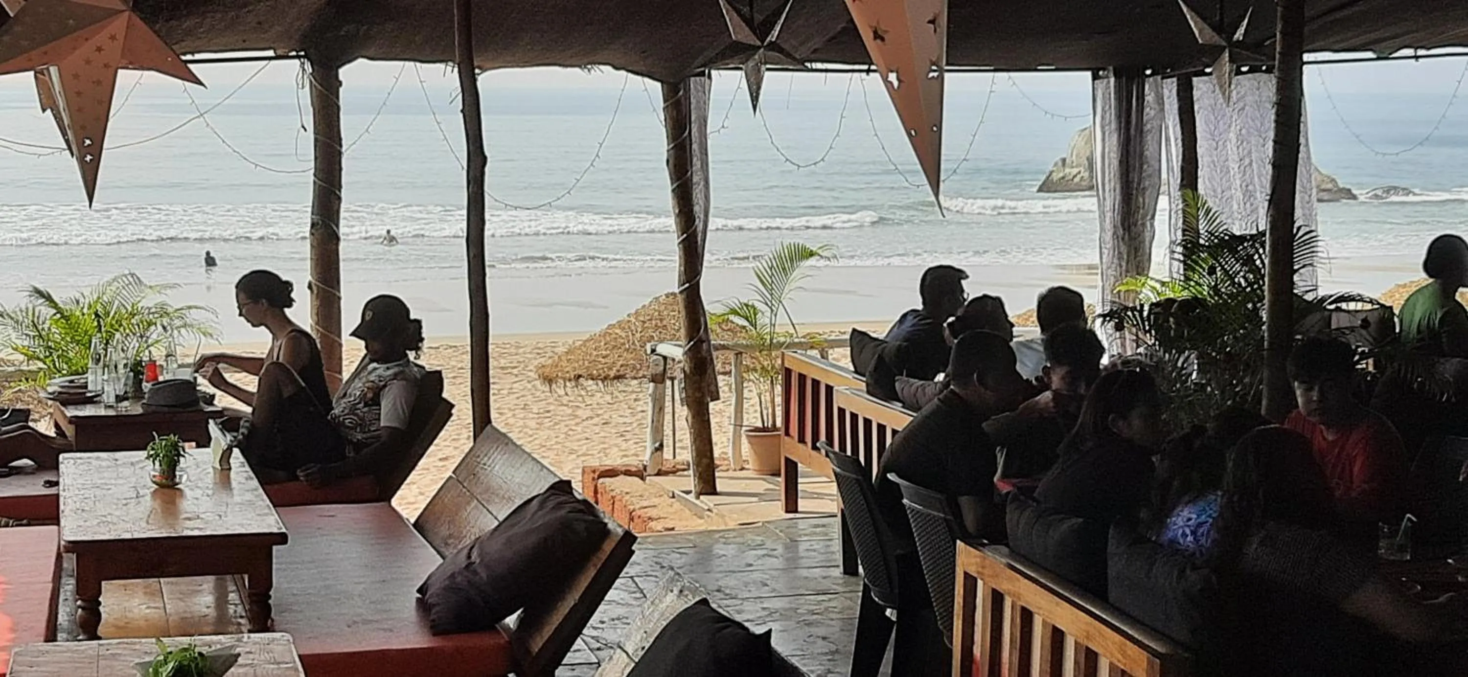 group of guests in Saxony Beach Huts