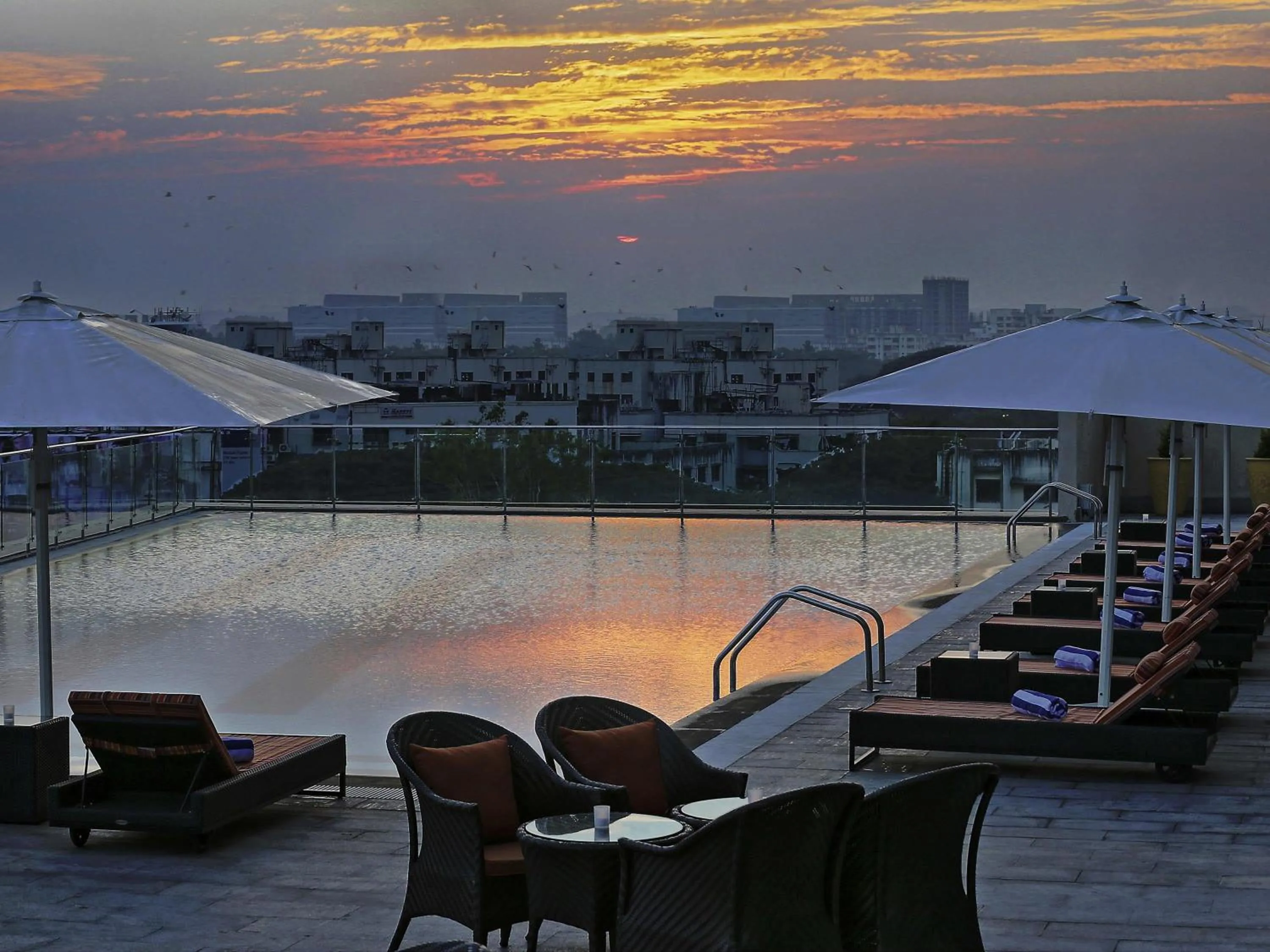 Lounge or bar in Novotel Pune Viman Nagar Road