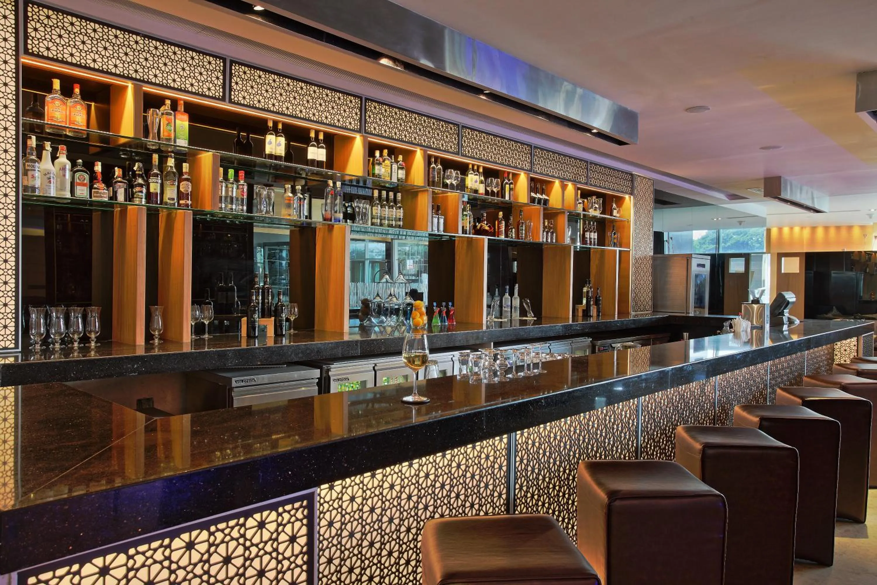 Lounge or bar in Novotel Pune Viman Nagar Road