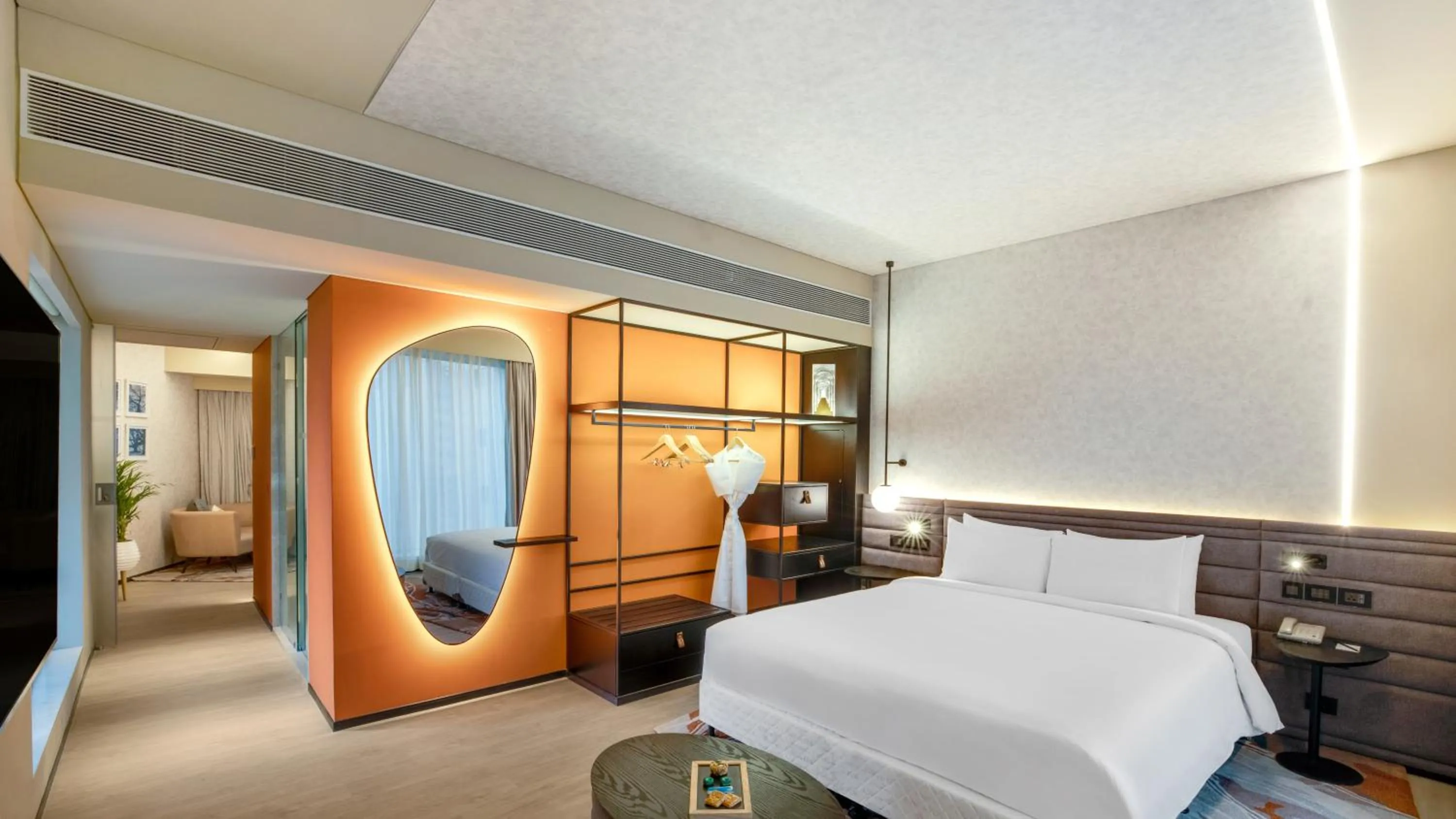 Photo of the whole room, Bed in Novotel Pune Viman Nagar Road