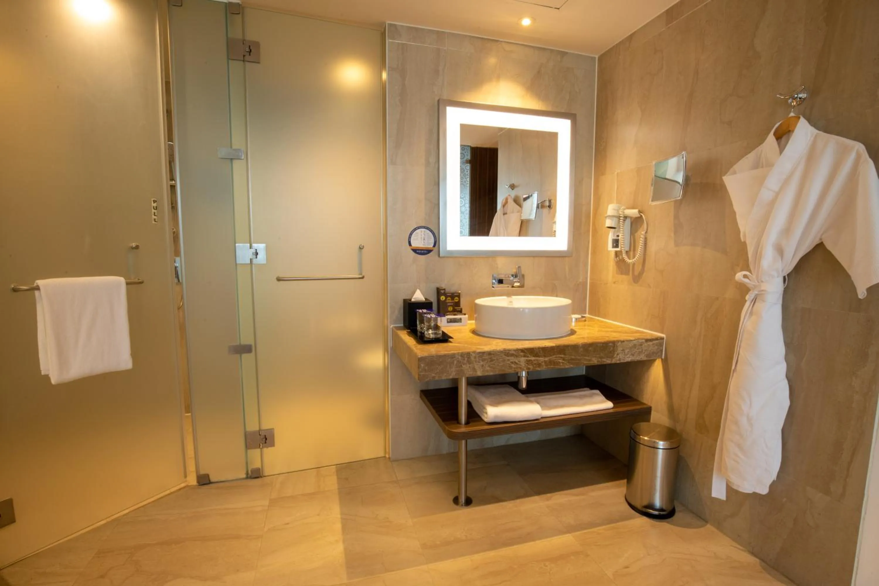 Bathroom in Novotel Pune Viman Nagar Road