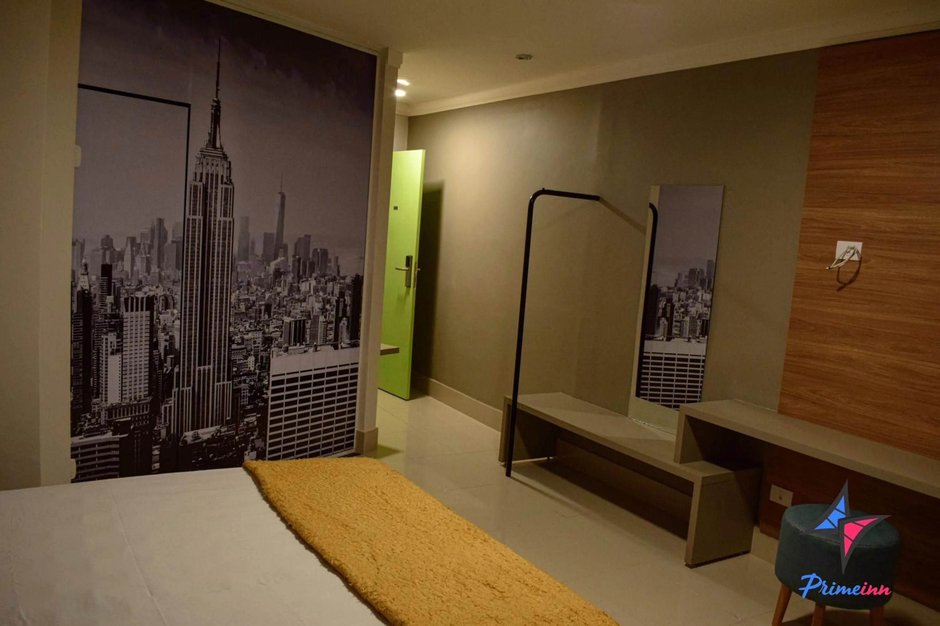 Photo of the whole room, Bed in Hotel PrimeInn