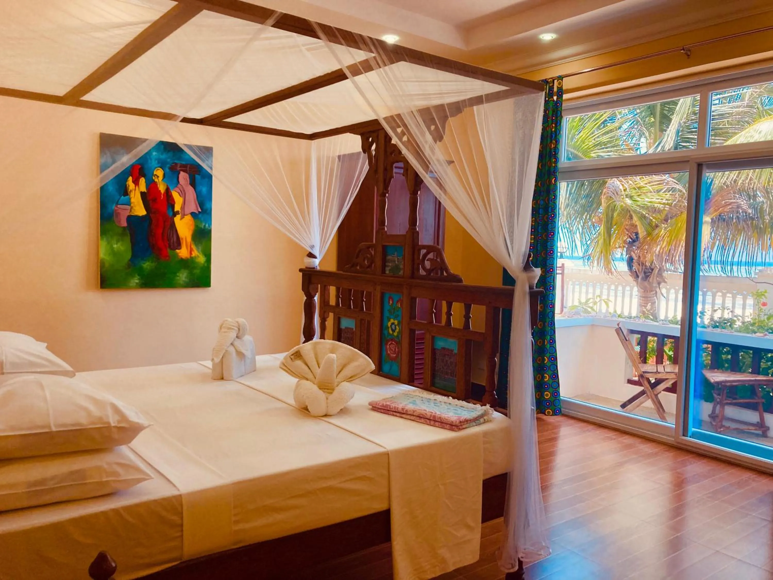 Bed in Mambo Paradise