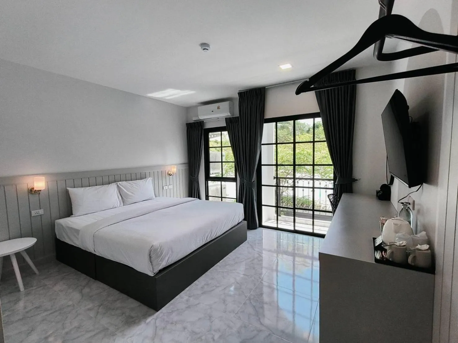 Bed in The Target Hotel chaingrai