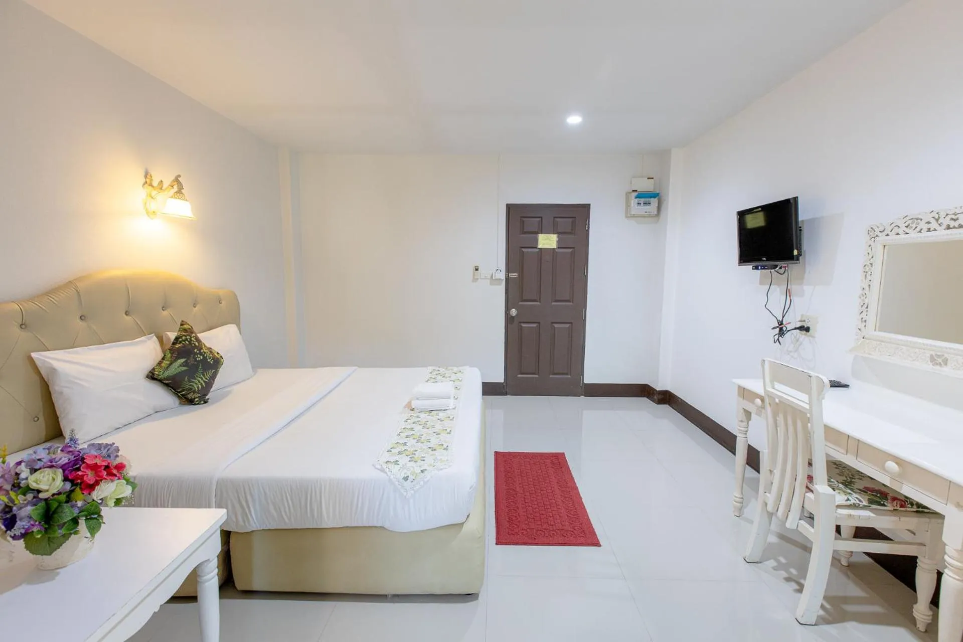 Bed in The Target Hotel chaingrai