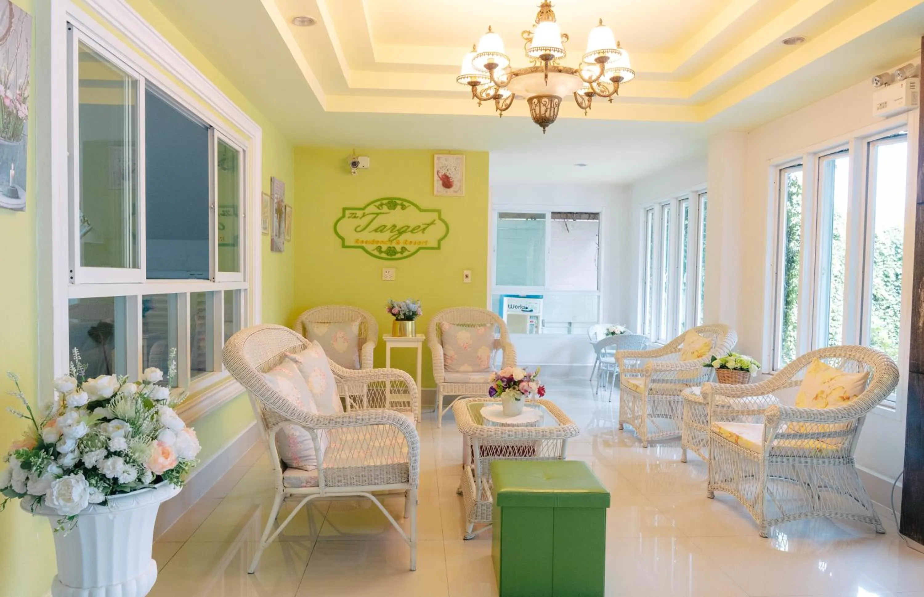 Lobby or reception in The Target Hotel chaingrai