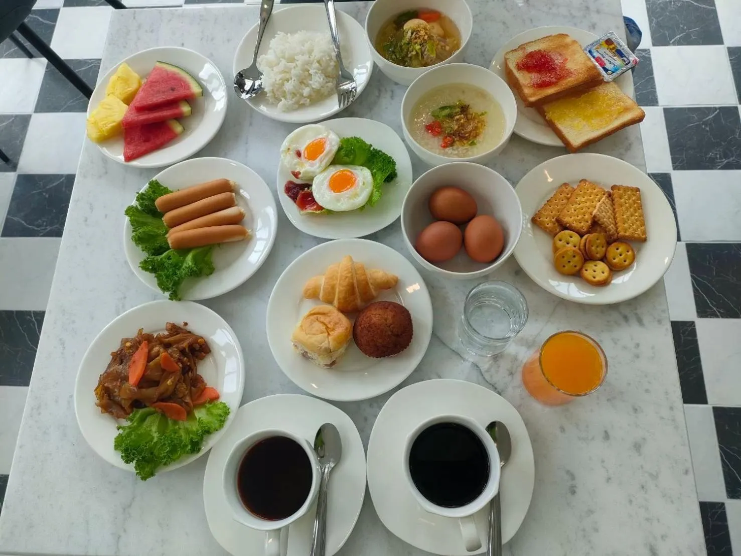 Breakfast in The Target Hotel chaingrai