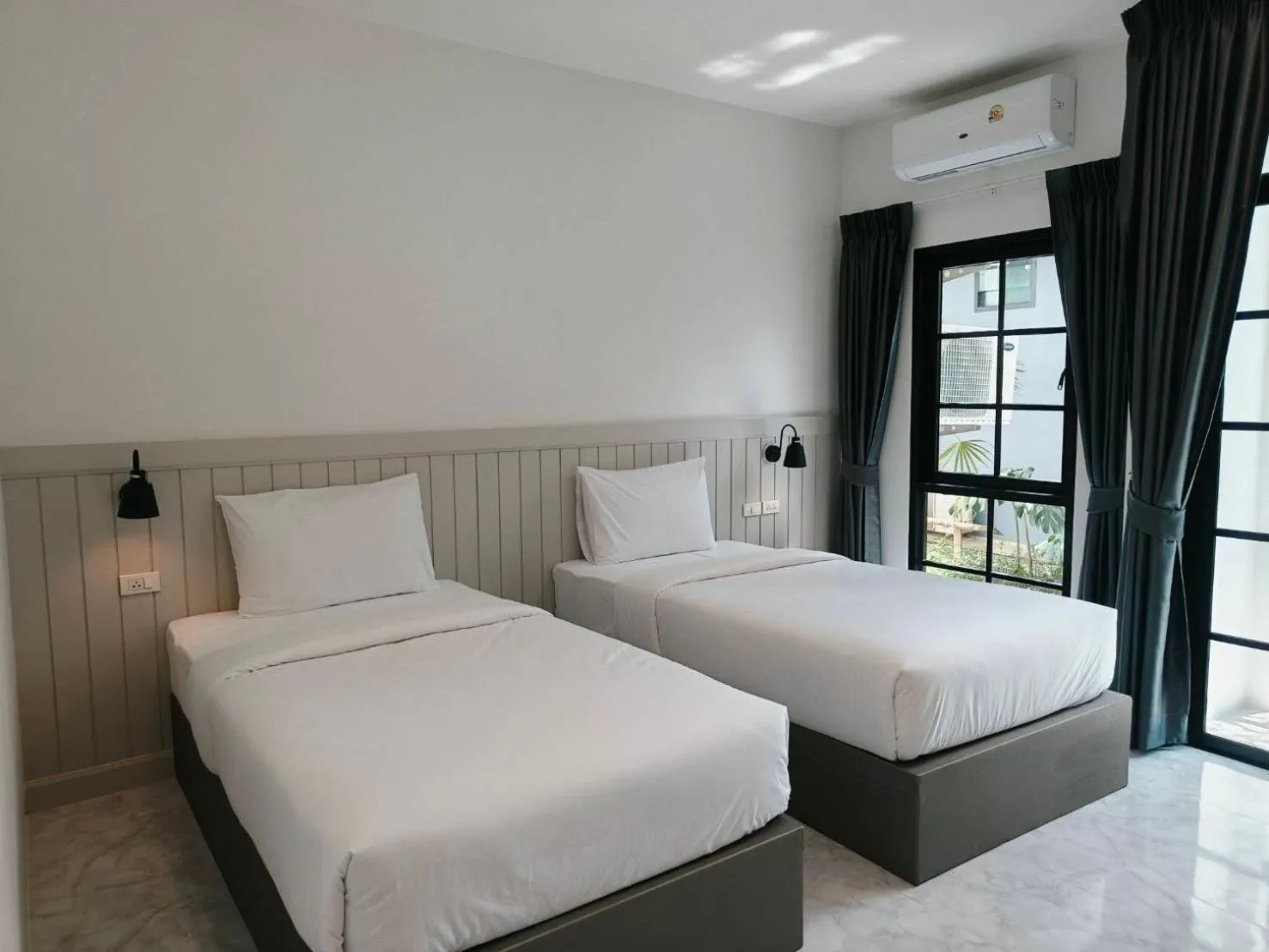 Bed in The Target Hotel chaingrai