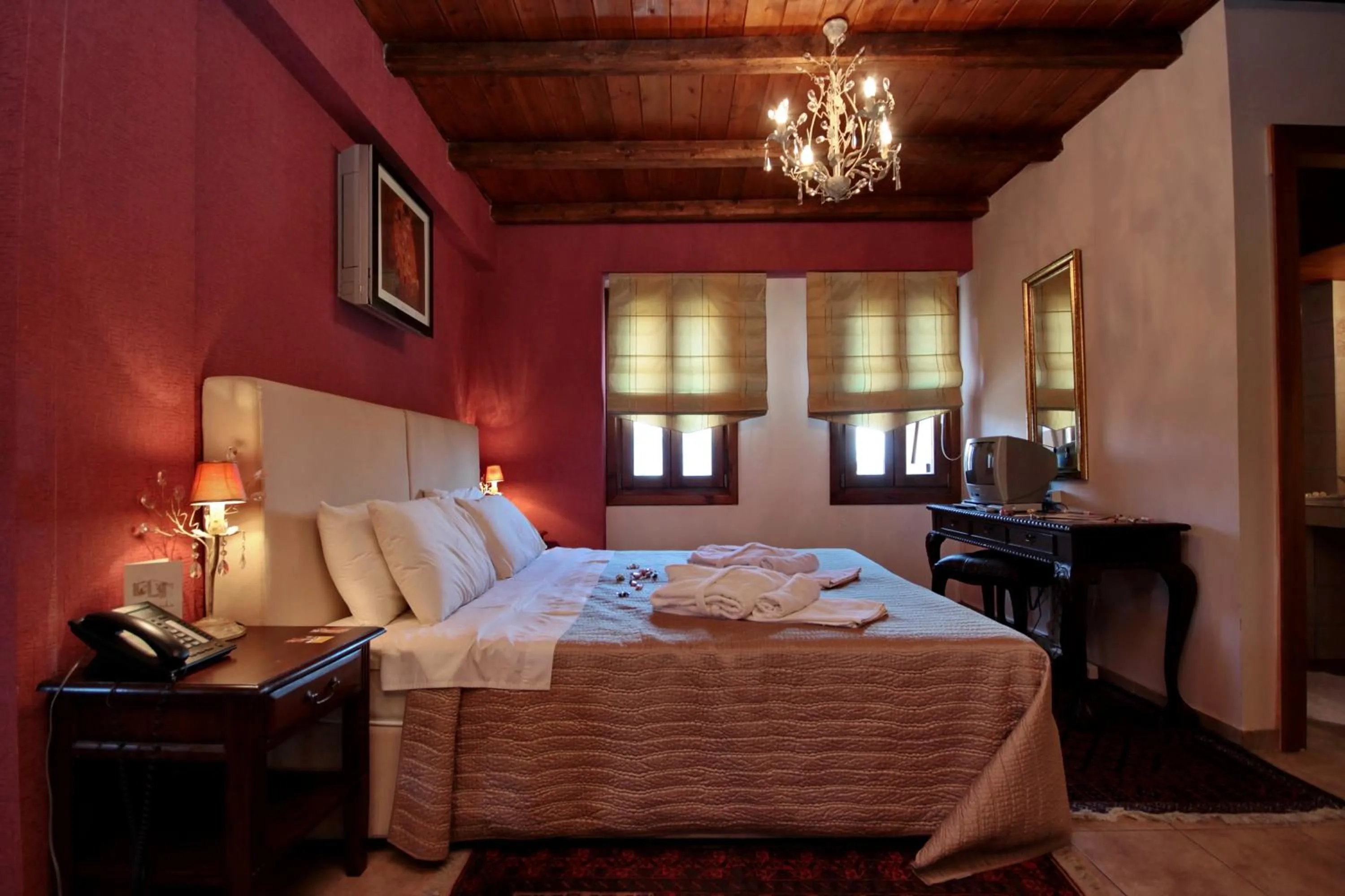 Living room, Bed in Menalia Villas & Suites ΚΤΗΜΑ ΚΟΥΜΠΟΥΡΗ