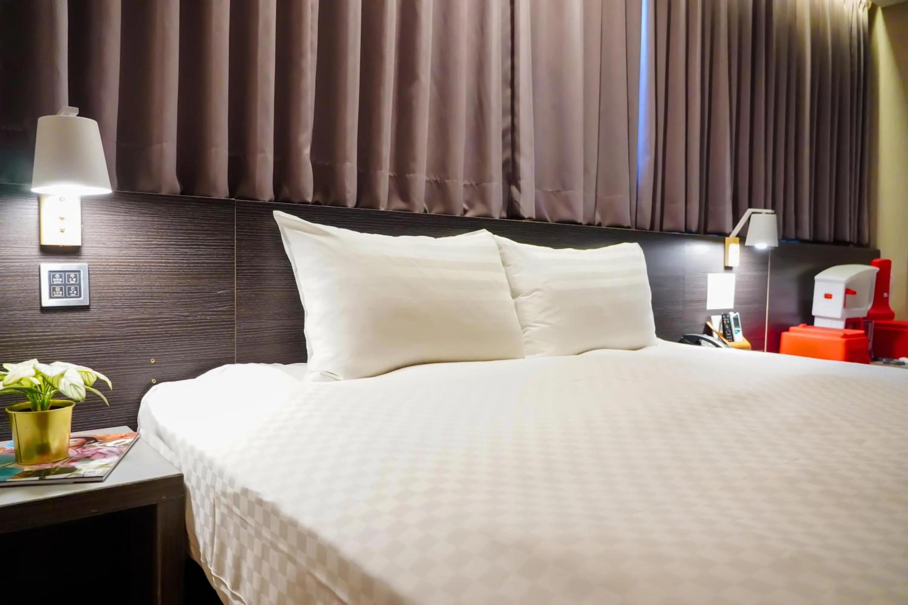 Bed in Smile 73 Hotel