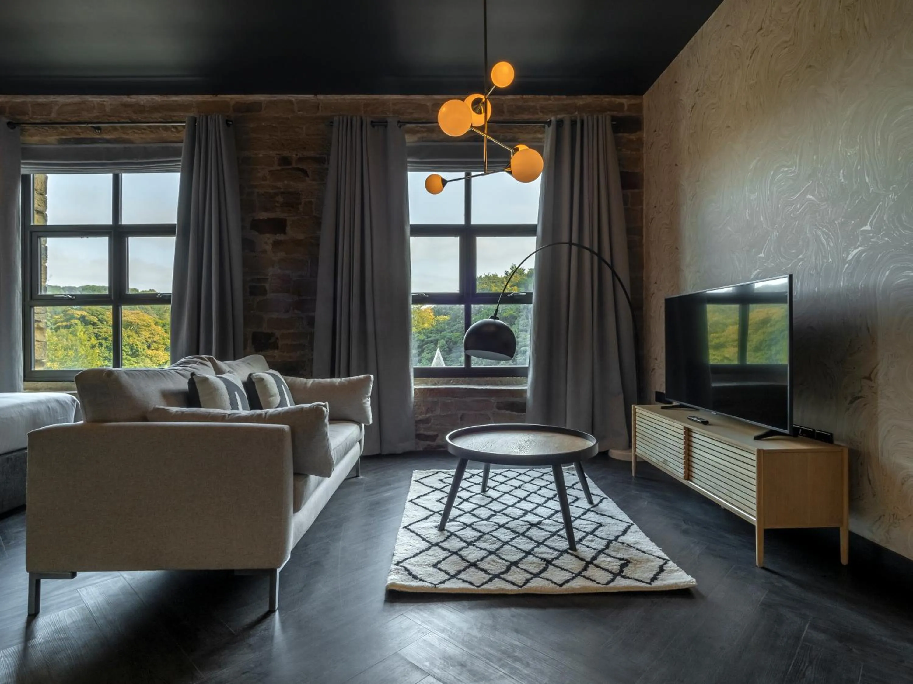 Living room in Bowers Mill Aparthotel