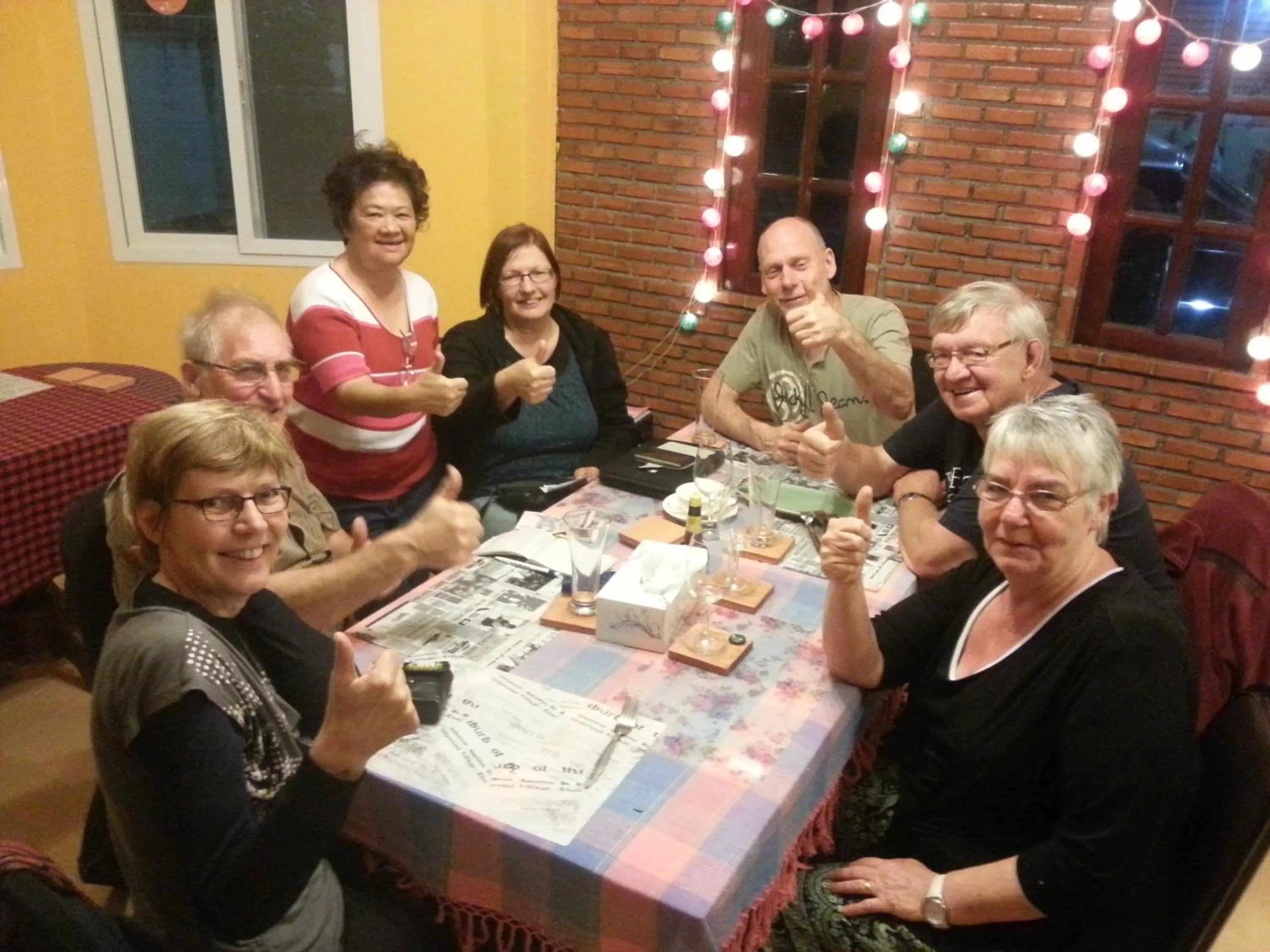 group of guests in Jansupar Court