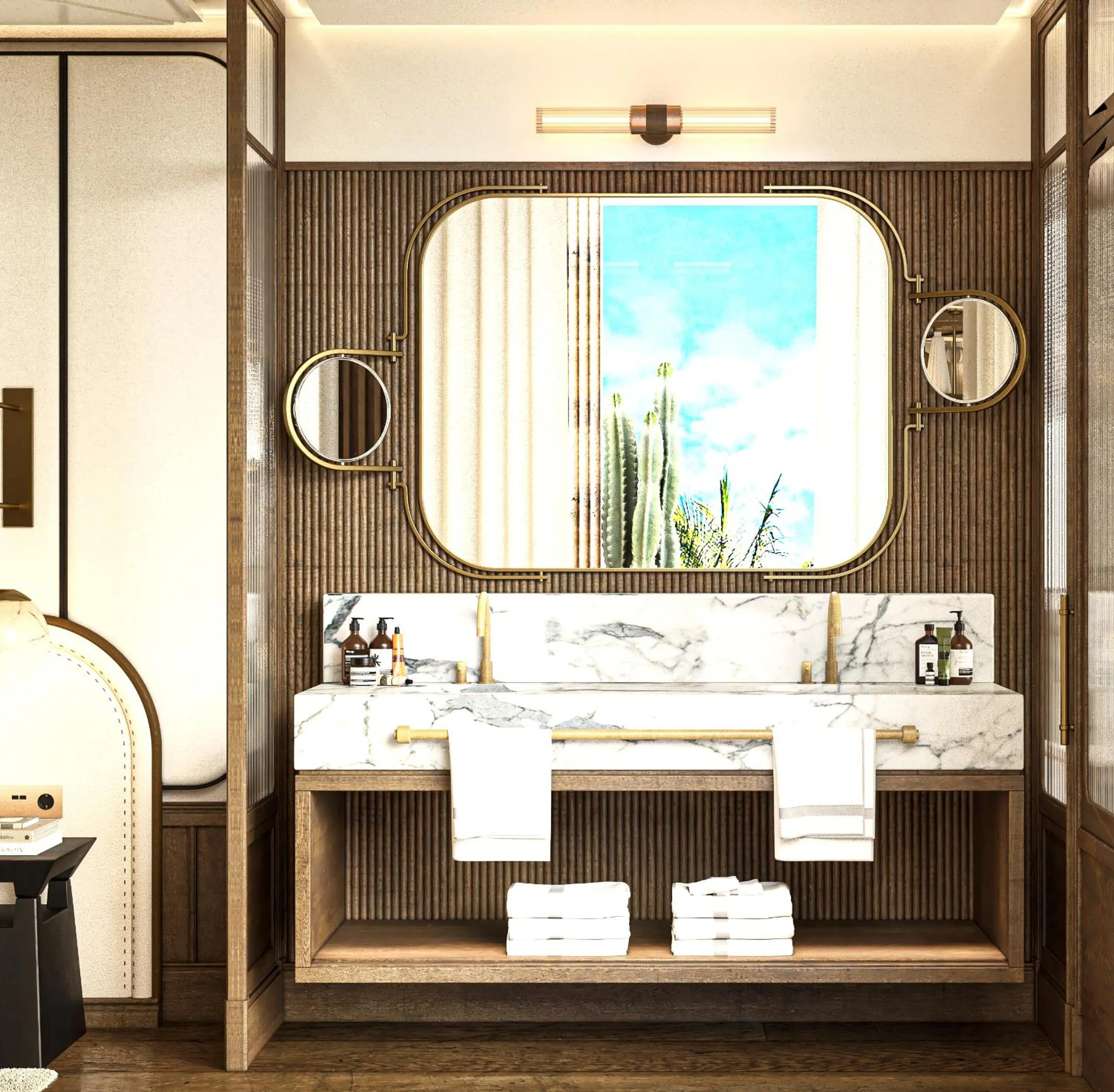 Bathroom in The Site Hotel Ibiza New Opening 2026