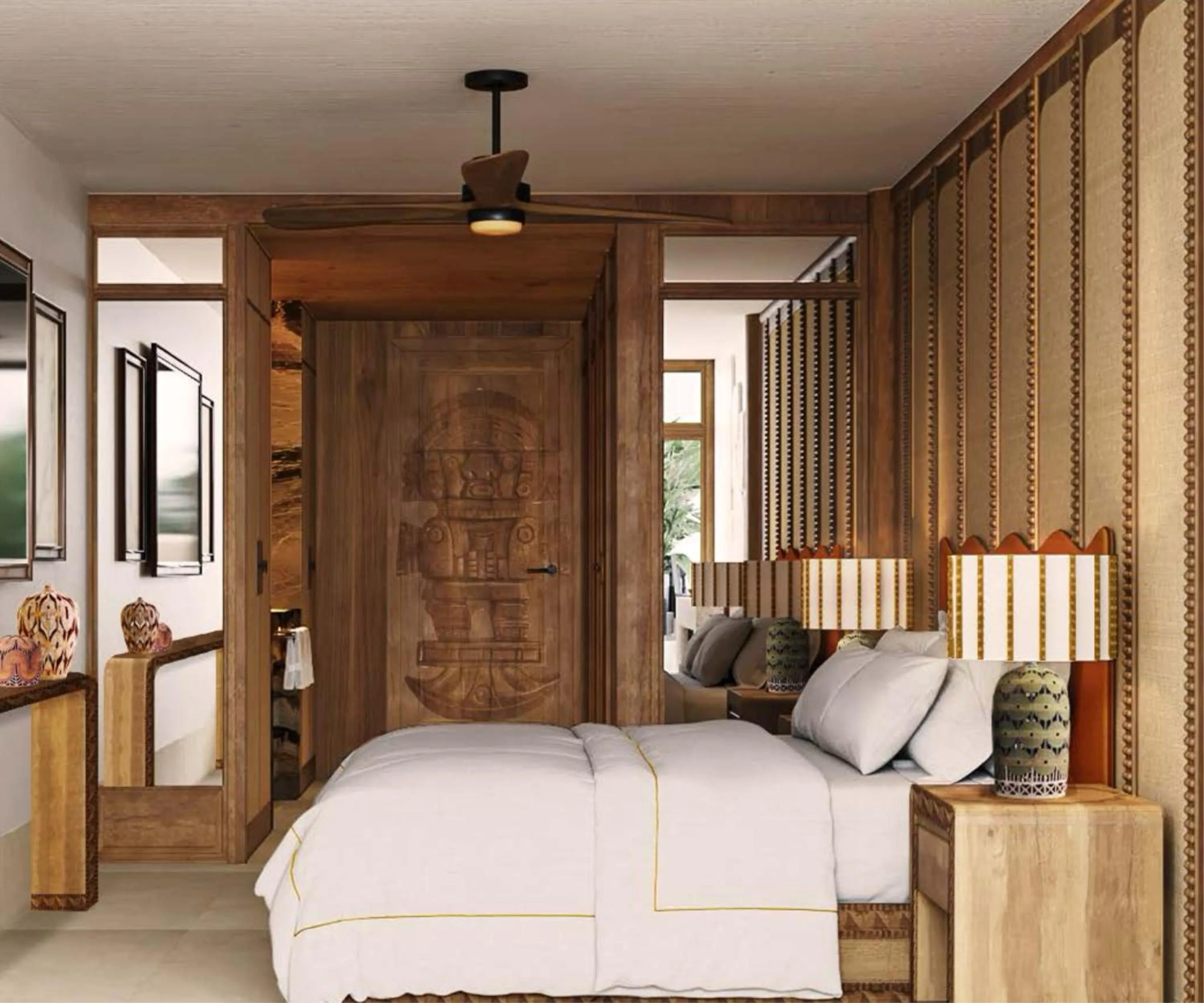 Bed in The Site Hotel Ibiza New Opening 2026