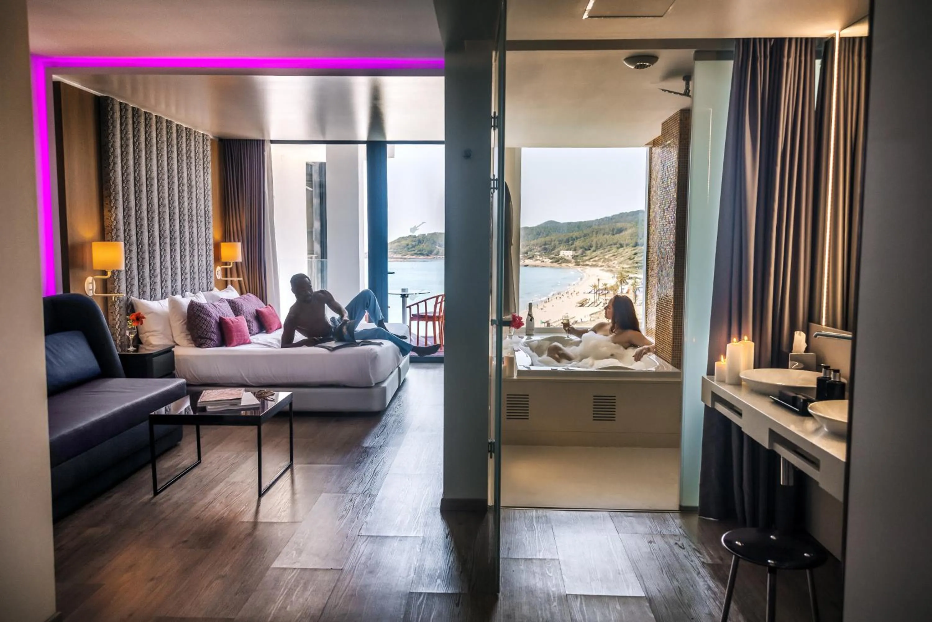 People in Hard Rock Hotel Ibiza